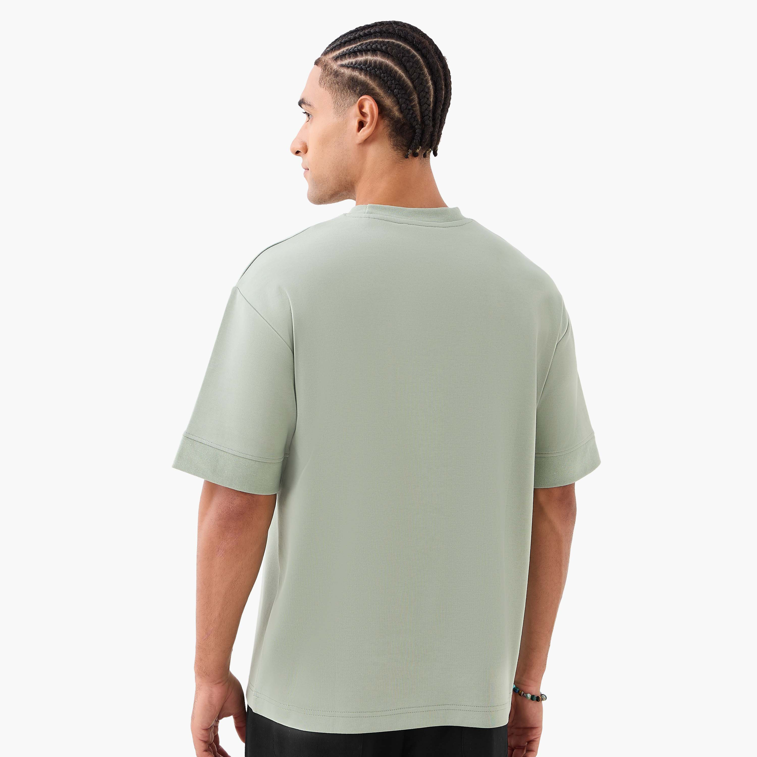 Men Relaxed Fit Crew Neck Short Sleeve Patch Detail T-shirt-men-clothing-tshirtsandpolos-tshirts-image-5