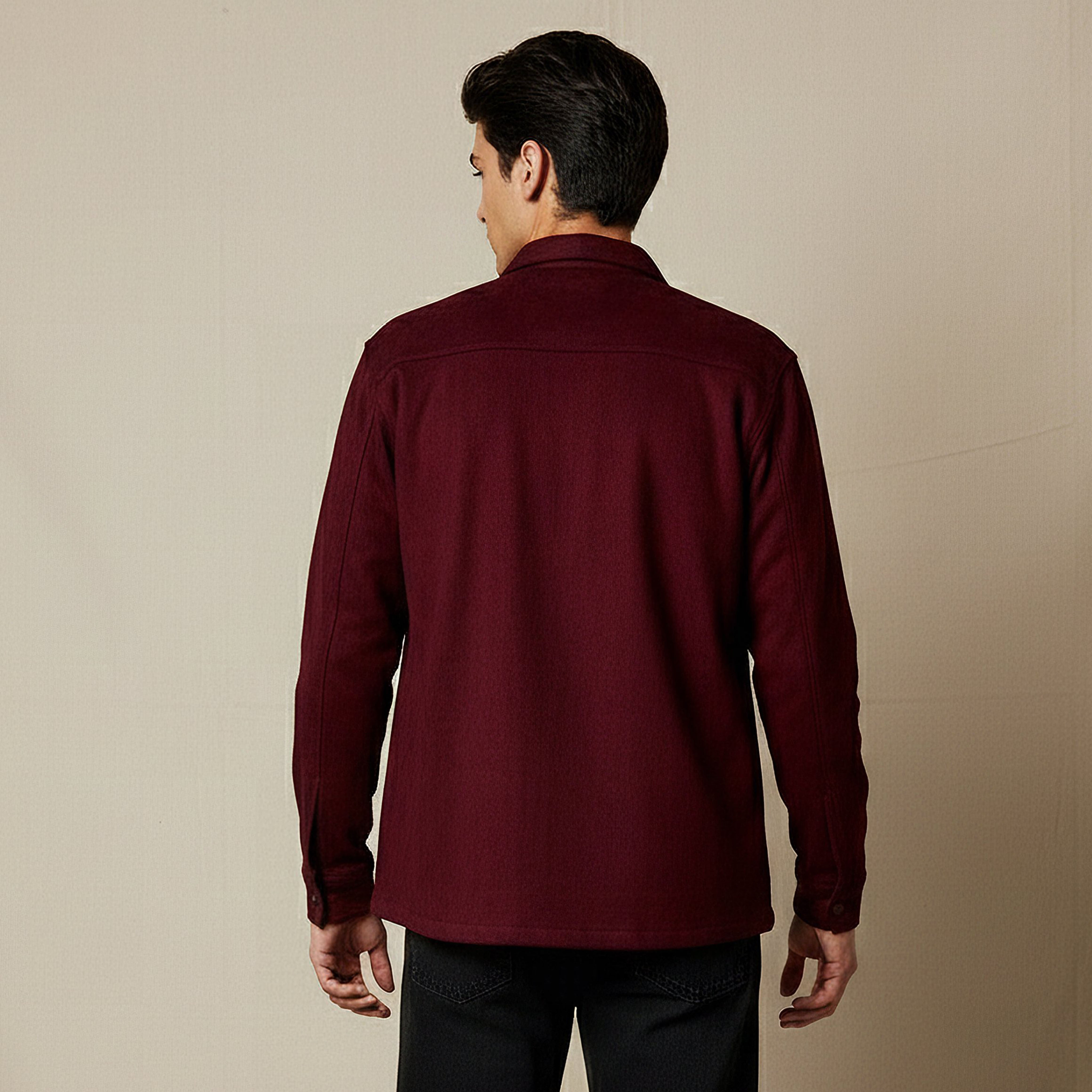 Men Regular Fit Suede Shacket-men-clothing-jacketsandblazers-jackets-image-3
