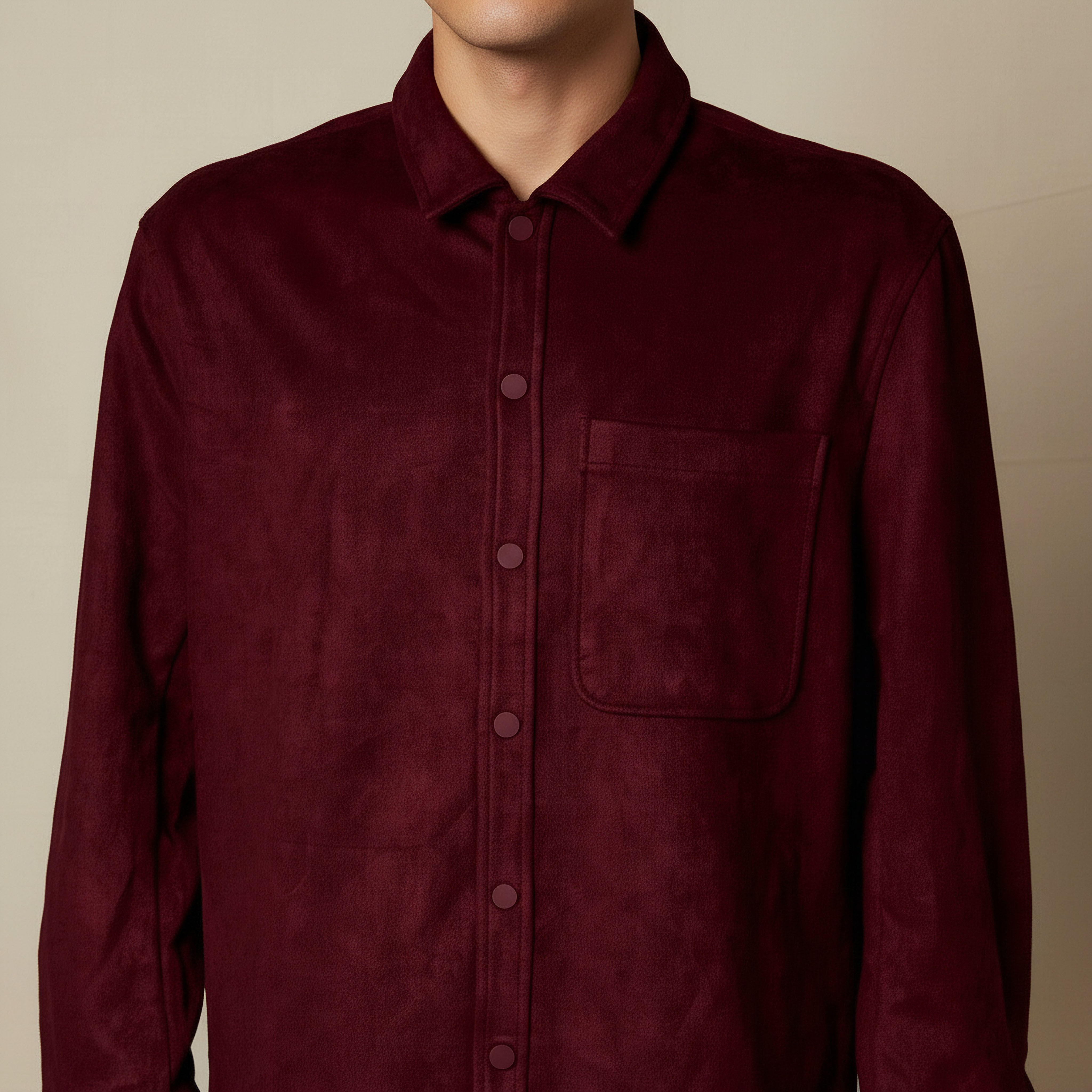 Men Regular Fit Suede Shacket-men-clothing-jacketsandblazers-jackets-image-4