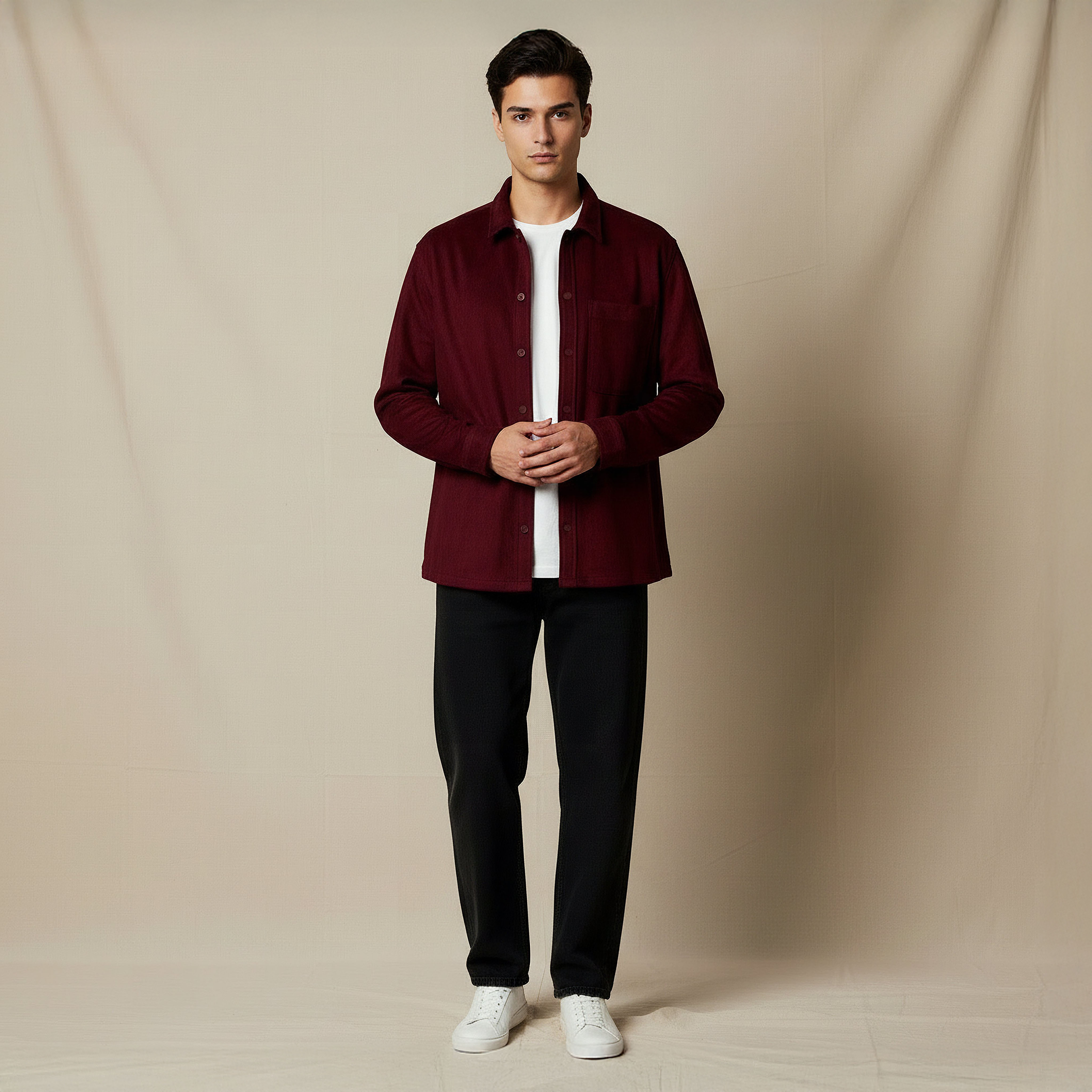 Men Regular Fit Suede Shacket-men-clothing-jacketsandblazers-jackets-image-5