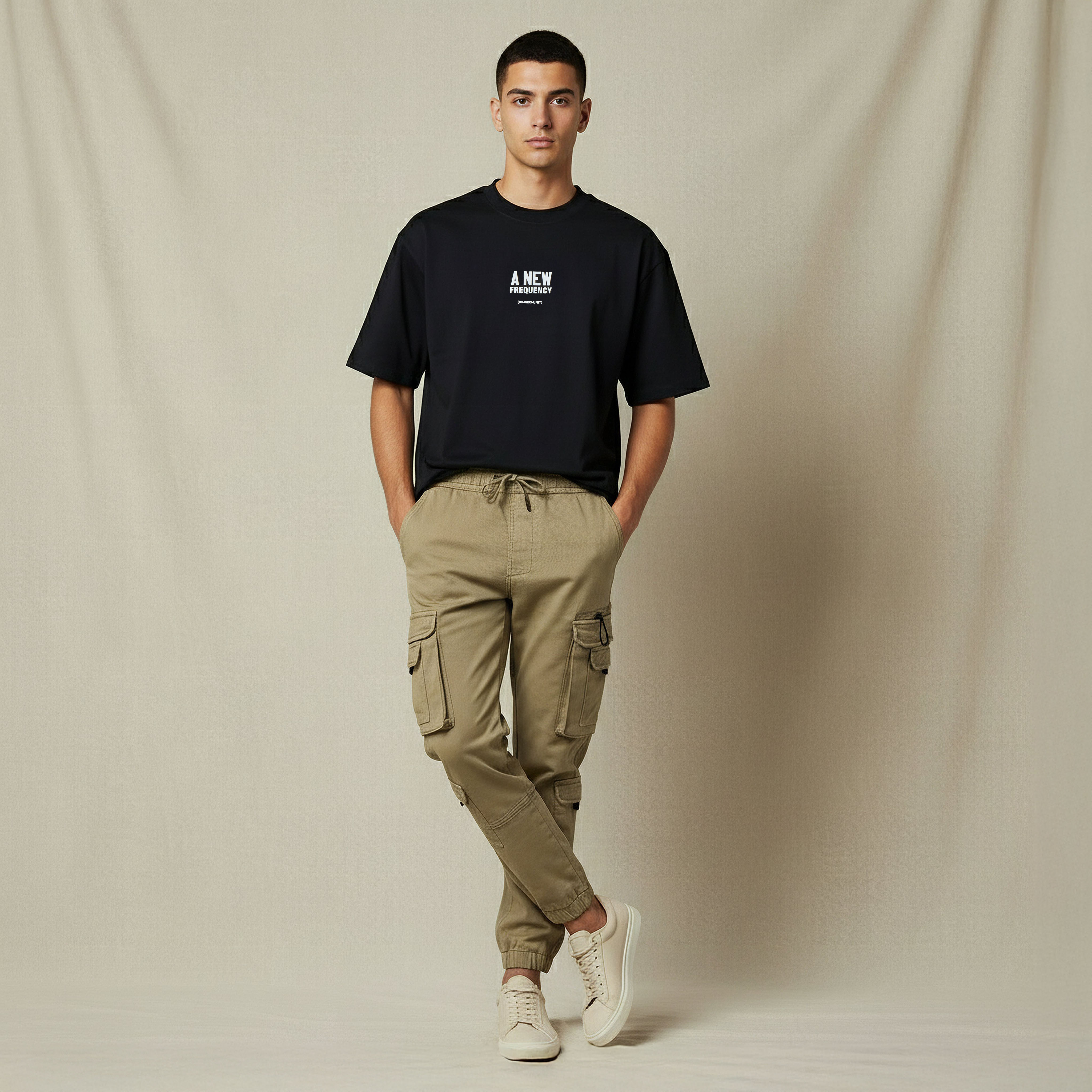 Men Regular Fit Cargo Trousers-men-clothing-bottoms-trousersandchinos-trousers-image-2