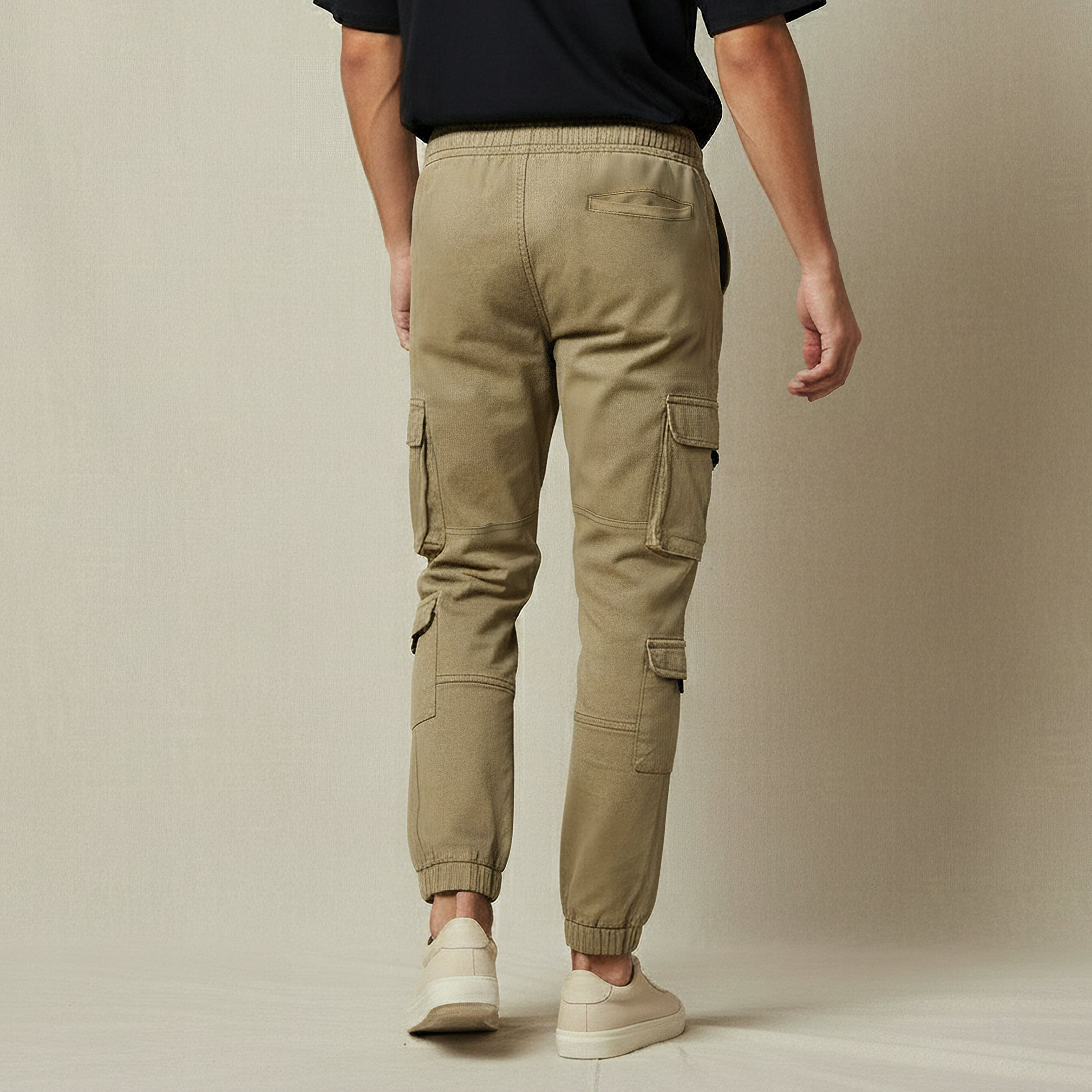 Men Regular Fit Cargo Trousers-men-clothing-bottoms-trousersandchinos-trousers-image-3
