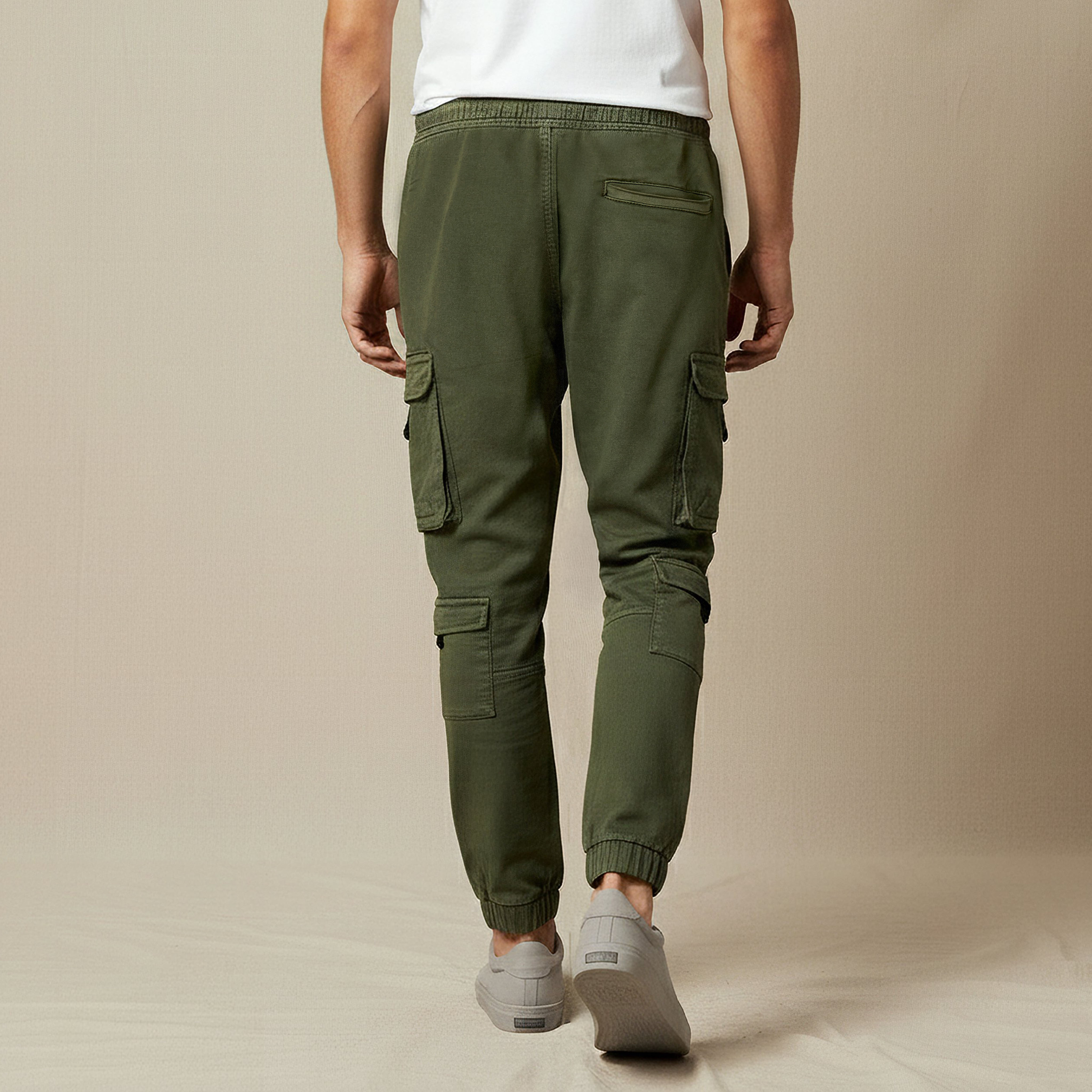 Men Regular Fit Cargo Trousers-men-clothing-bottoms-trousersandchinos-trousers-image-3