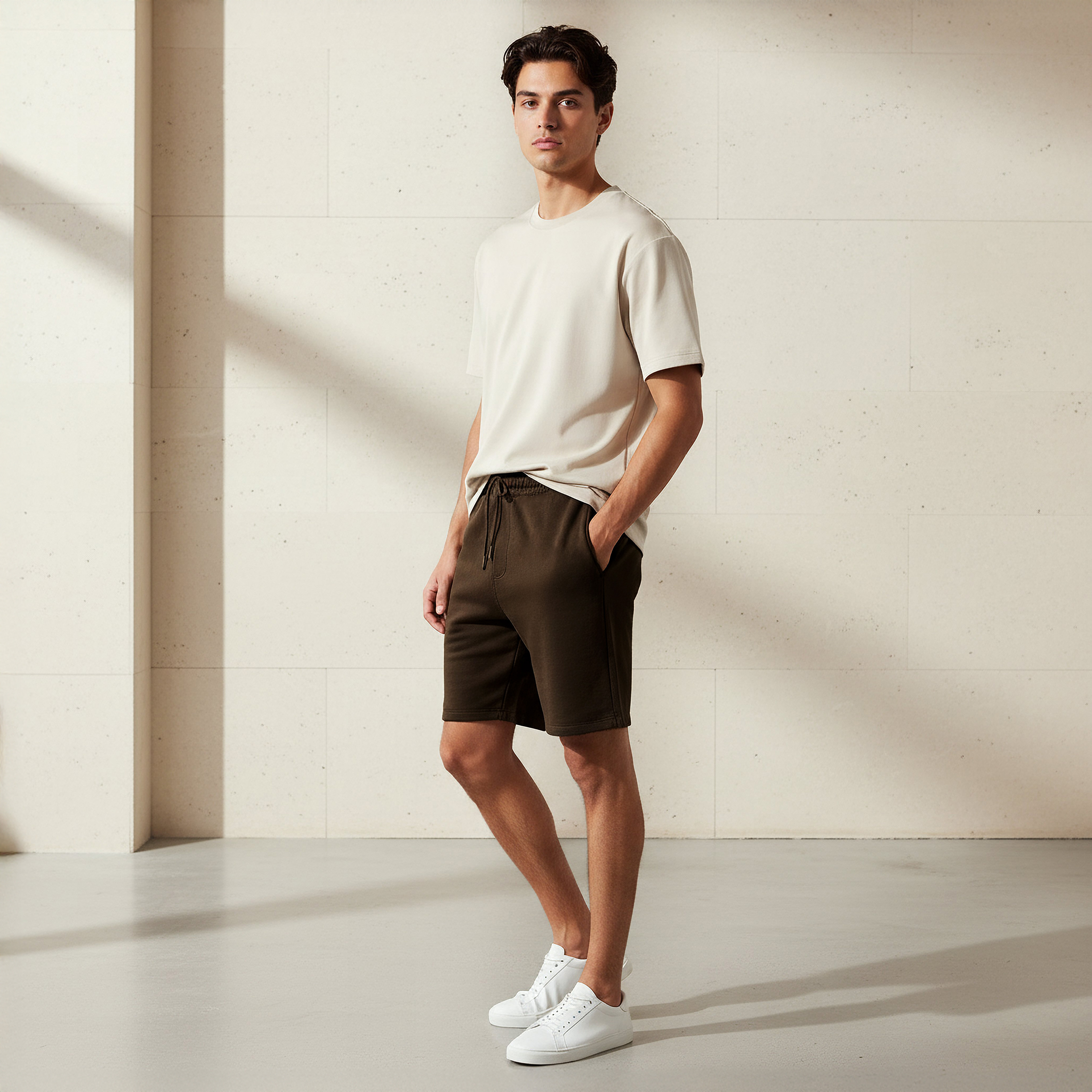 Men Regular Fit Shorts-men-clothing-bottoms-shorts-image-2