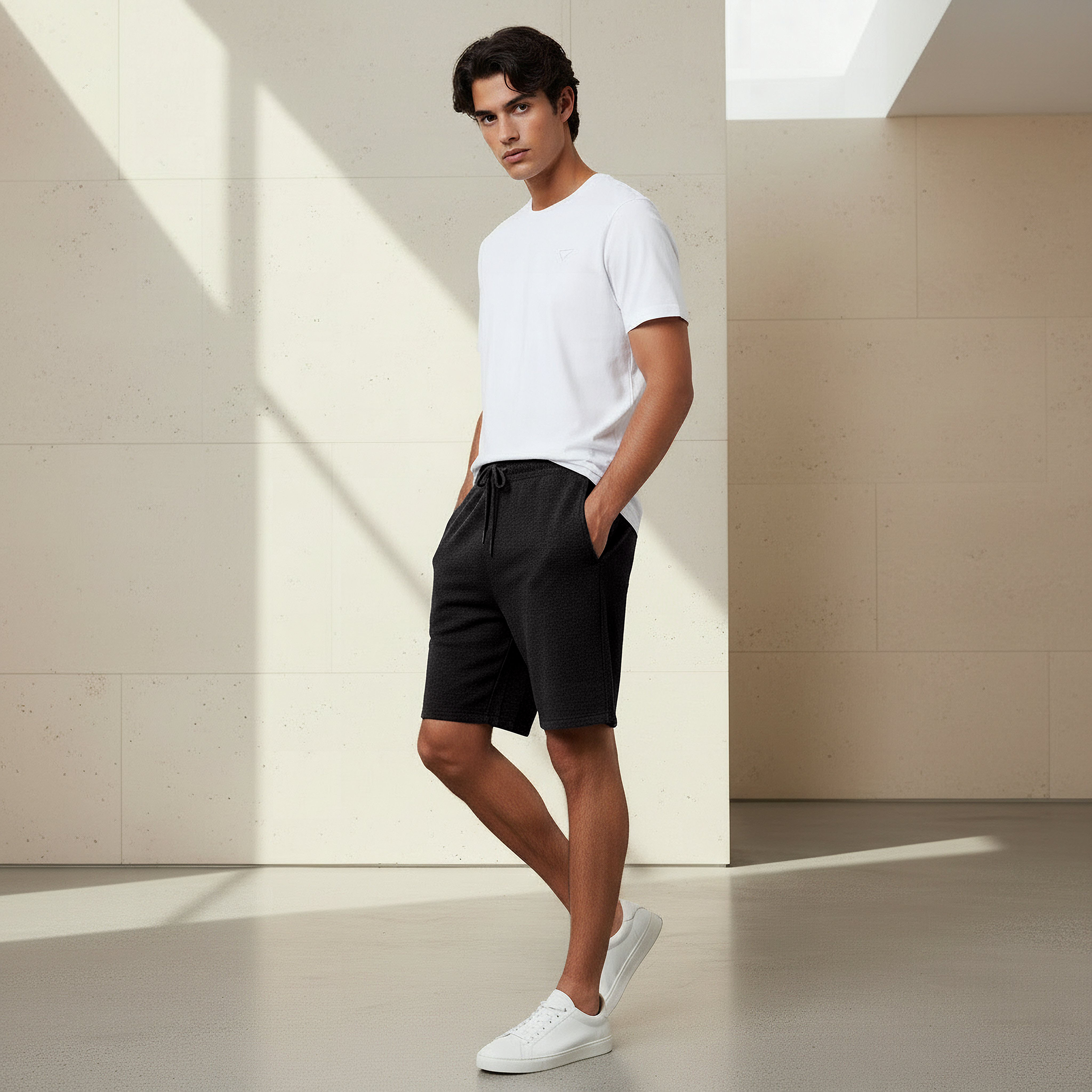 Men Regular Fit Shorts-men-clothing-bottoms-shorts-image-2