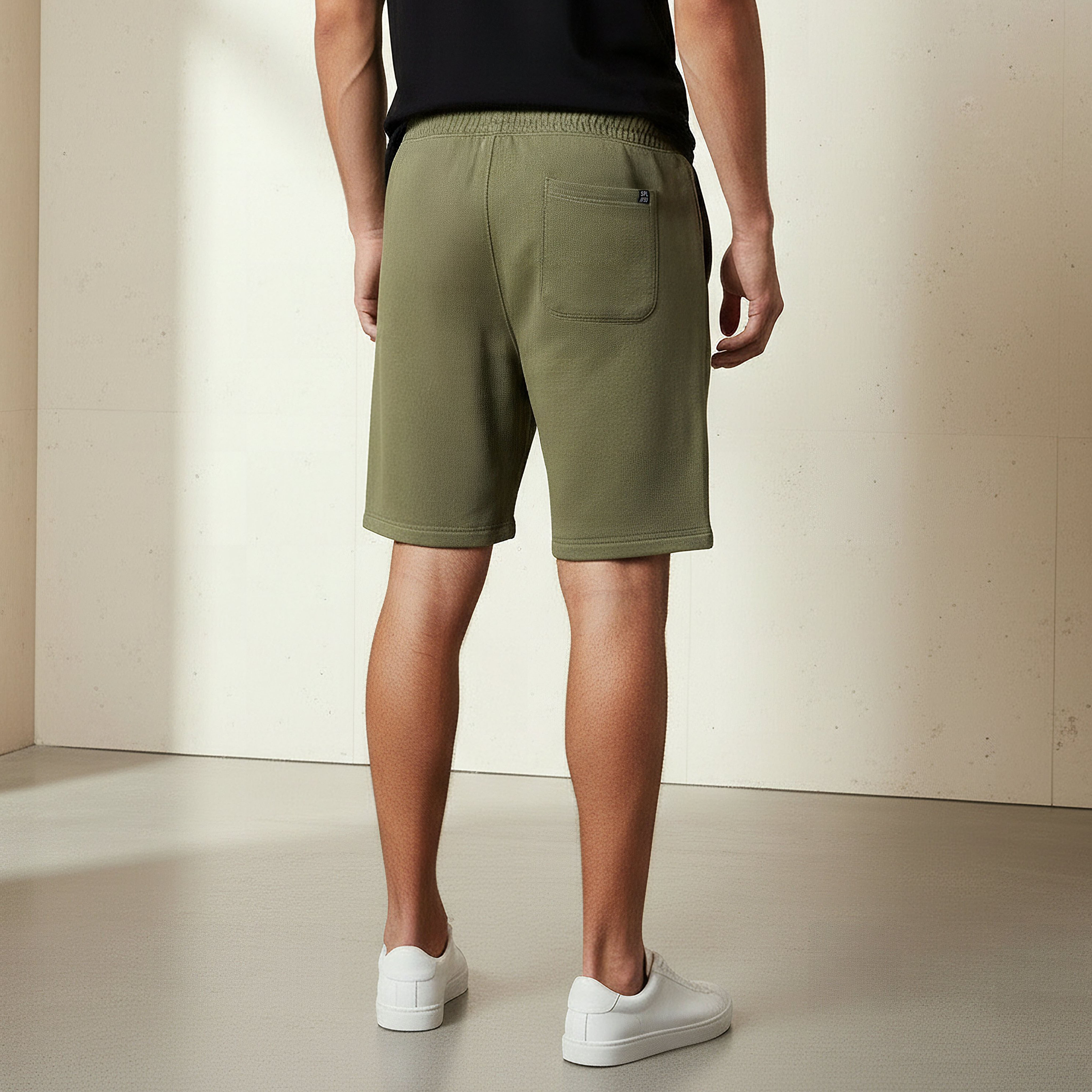 شورت بقصة عادية وخصر مطاطي من سبلاش يوث-men-clothing-bottoms-shorts-image-4