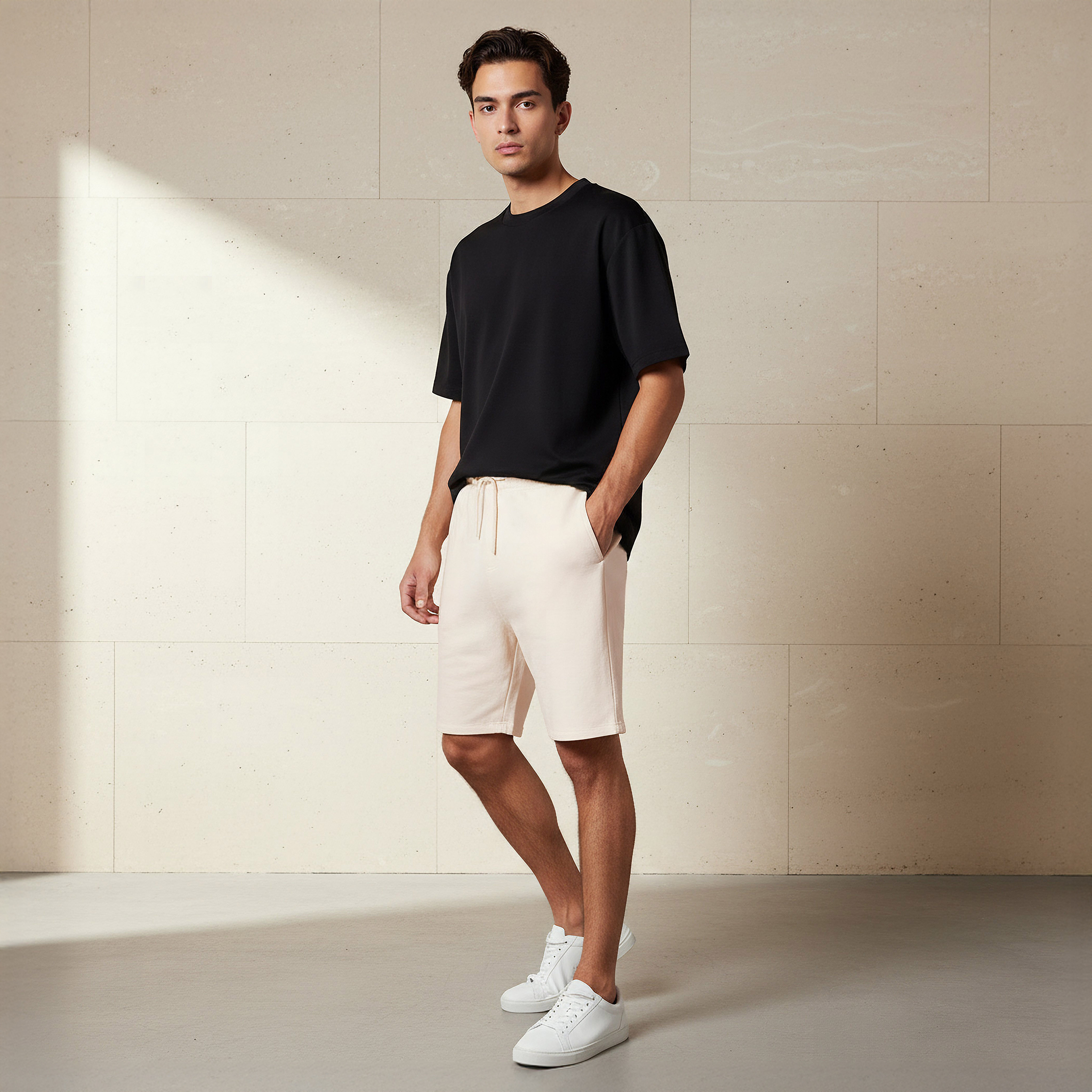 Men Regular Fit Shorts-men-clothing-bottoms-shorts-image-2