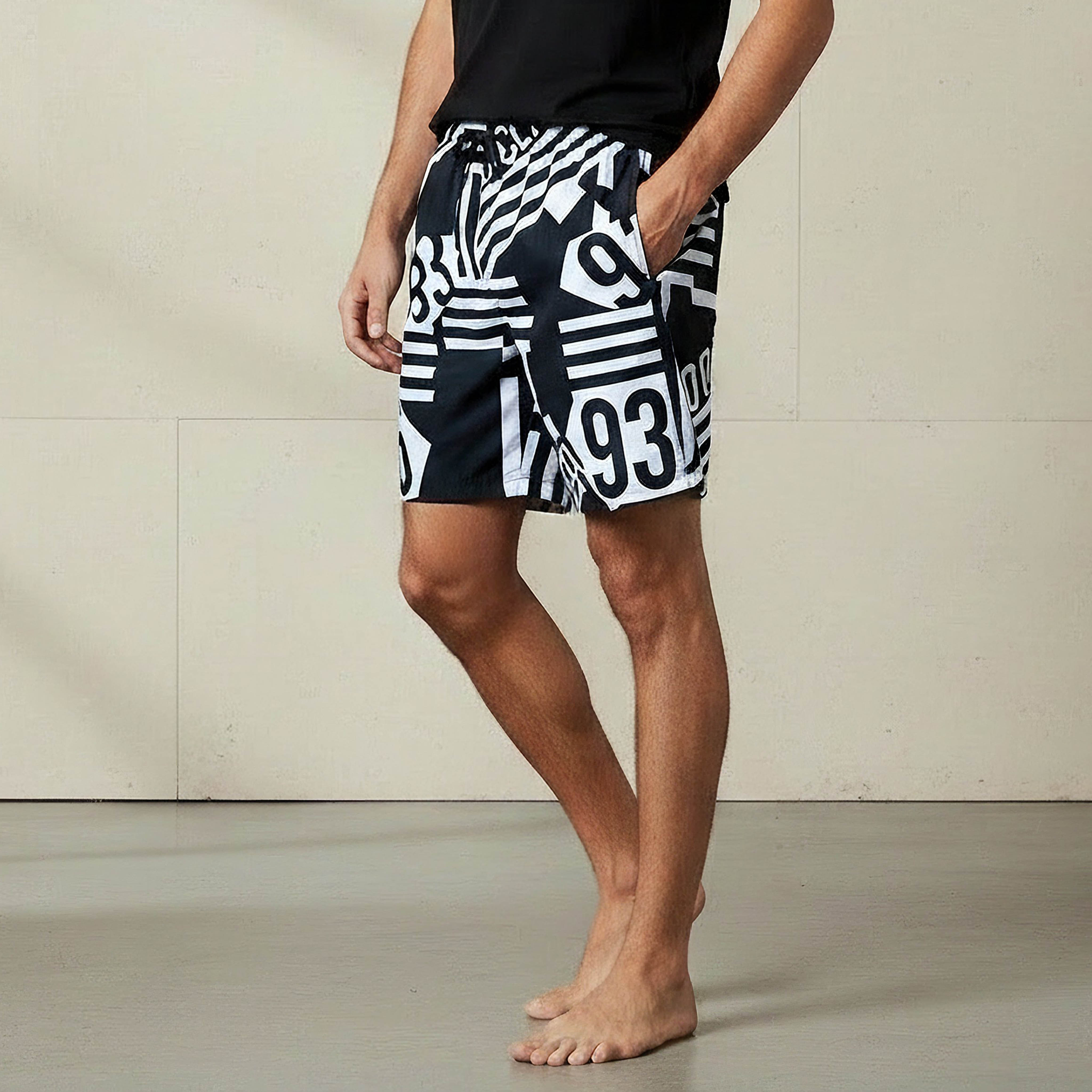 Men Printed Swim Shorts-sports-men-clothing-swimwear-image-1