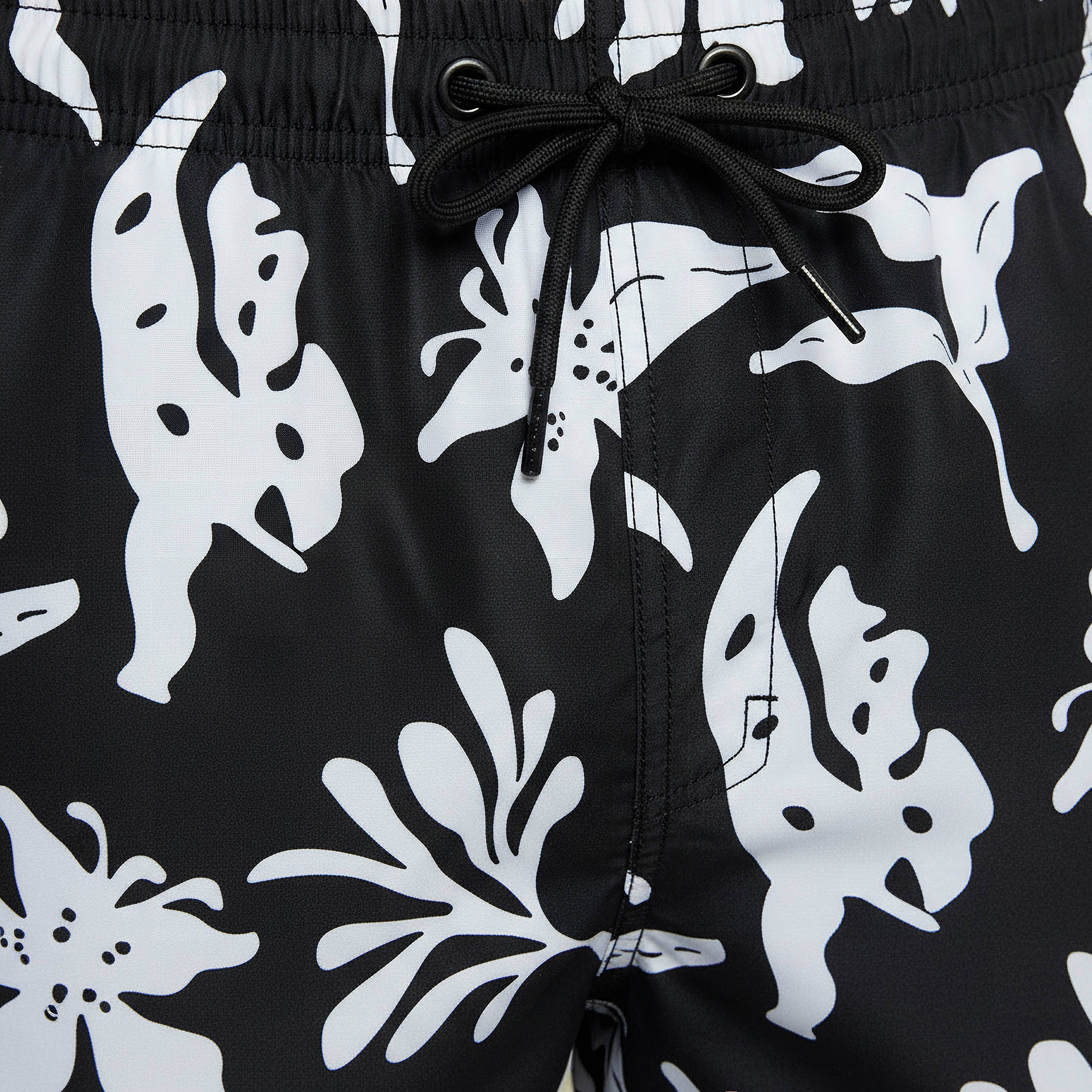 Men Floral Print Swim Shorts-sports-men-clothing-swimwear-image-4