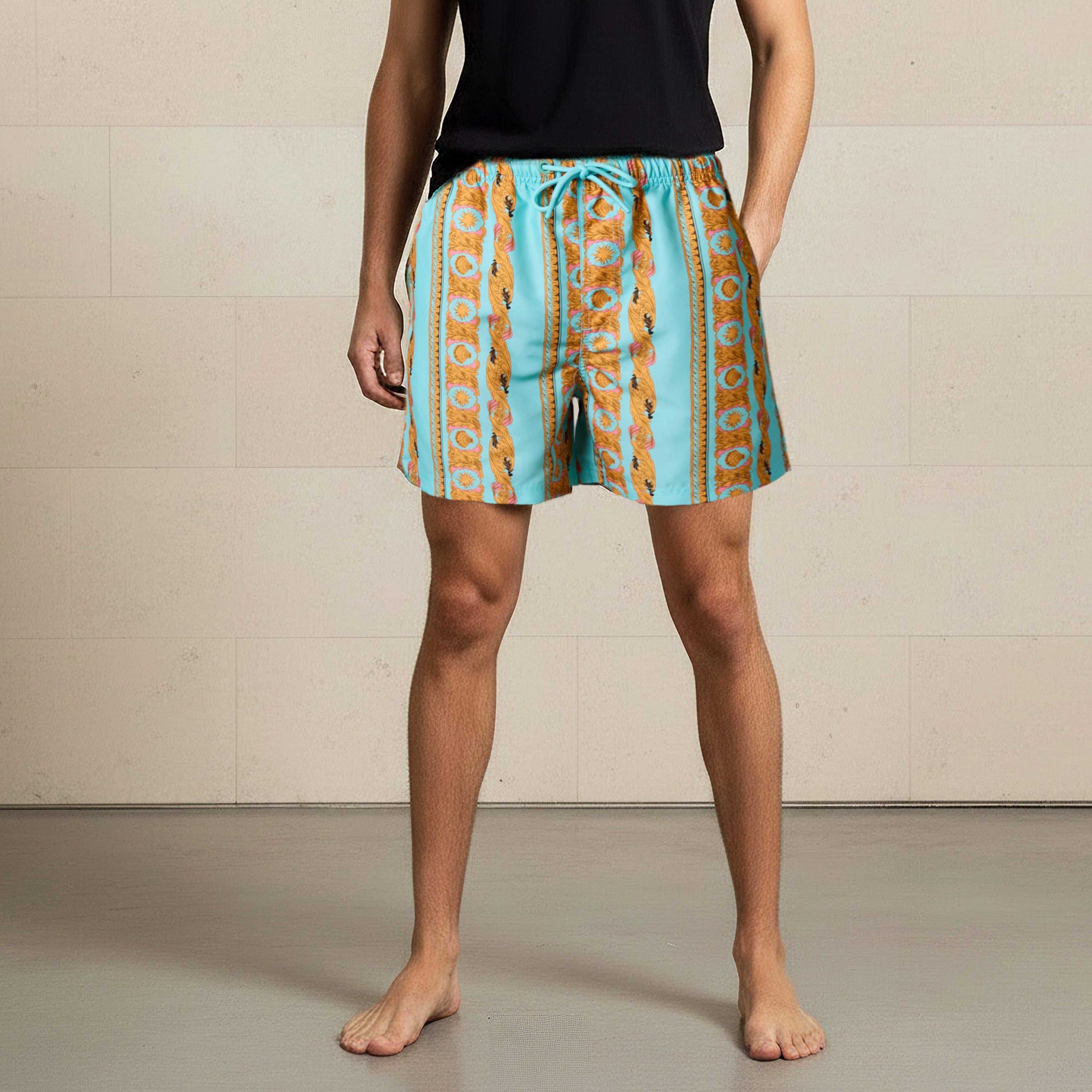 Men Printed Swim Shorts-sports-men-clothing-swimwear-image-1