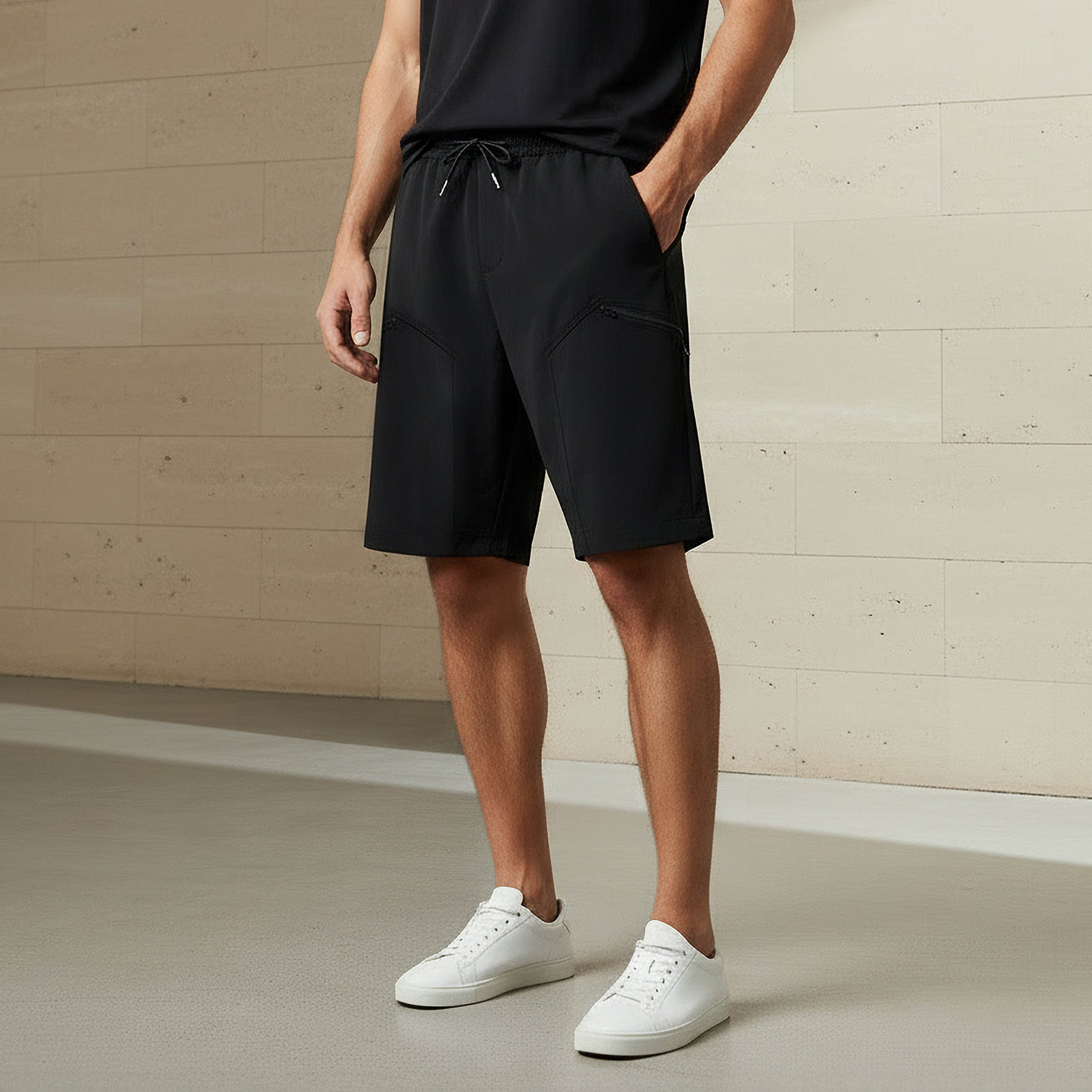 Men Regular Fit Cargo Shorts-men-clothing-bottoms-shorts-image-1