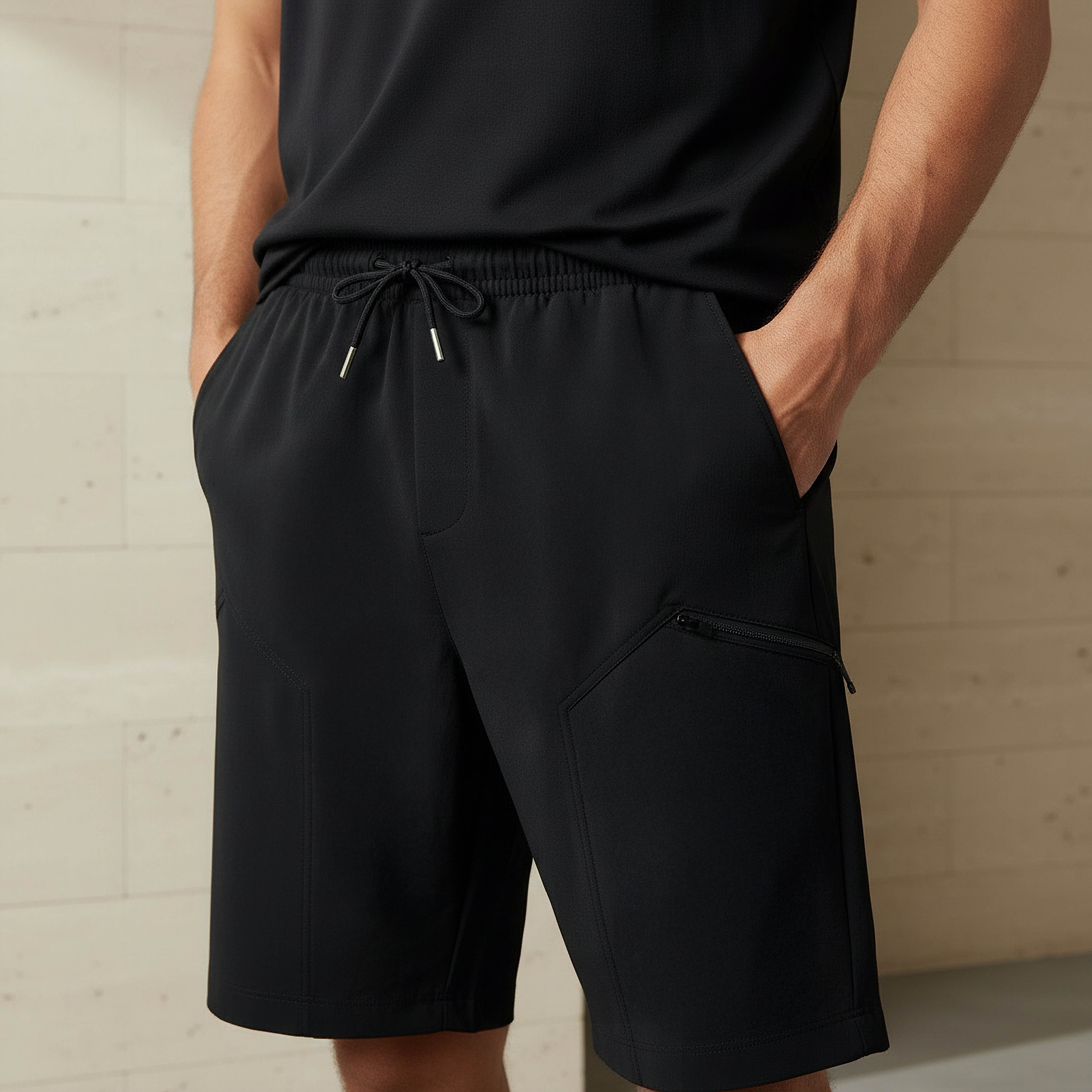 Men Regular Fit Cargo Shorts-men-clothing-bottoms-shorts-image-4