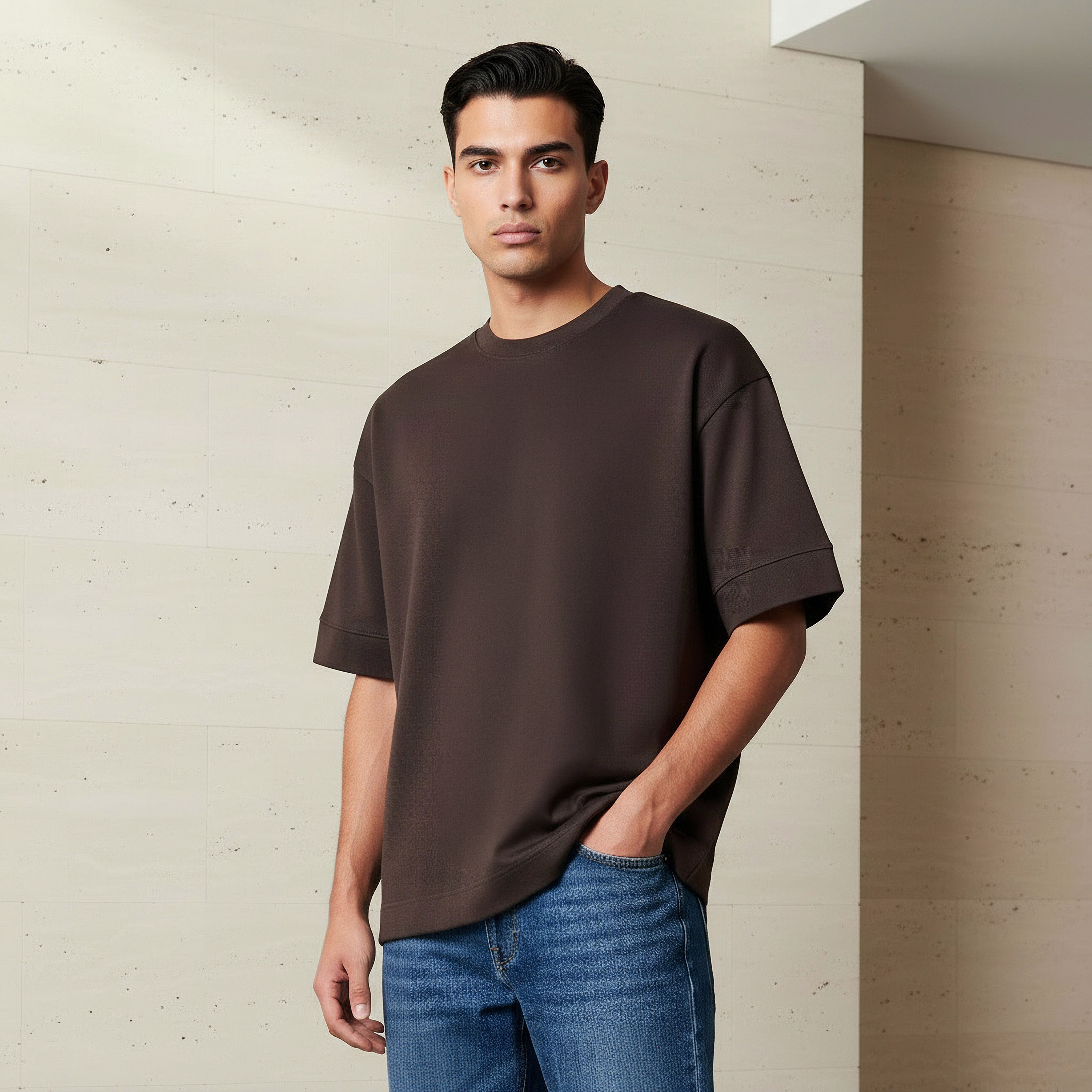 Men Boxy Crew Neck Short Sleeves T-shirt-PROMO_SP_QA_RGCC_BUY2FOR109_040325-image-1