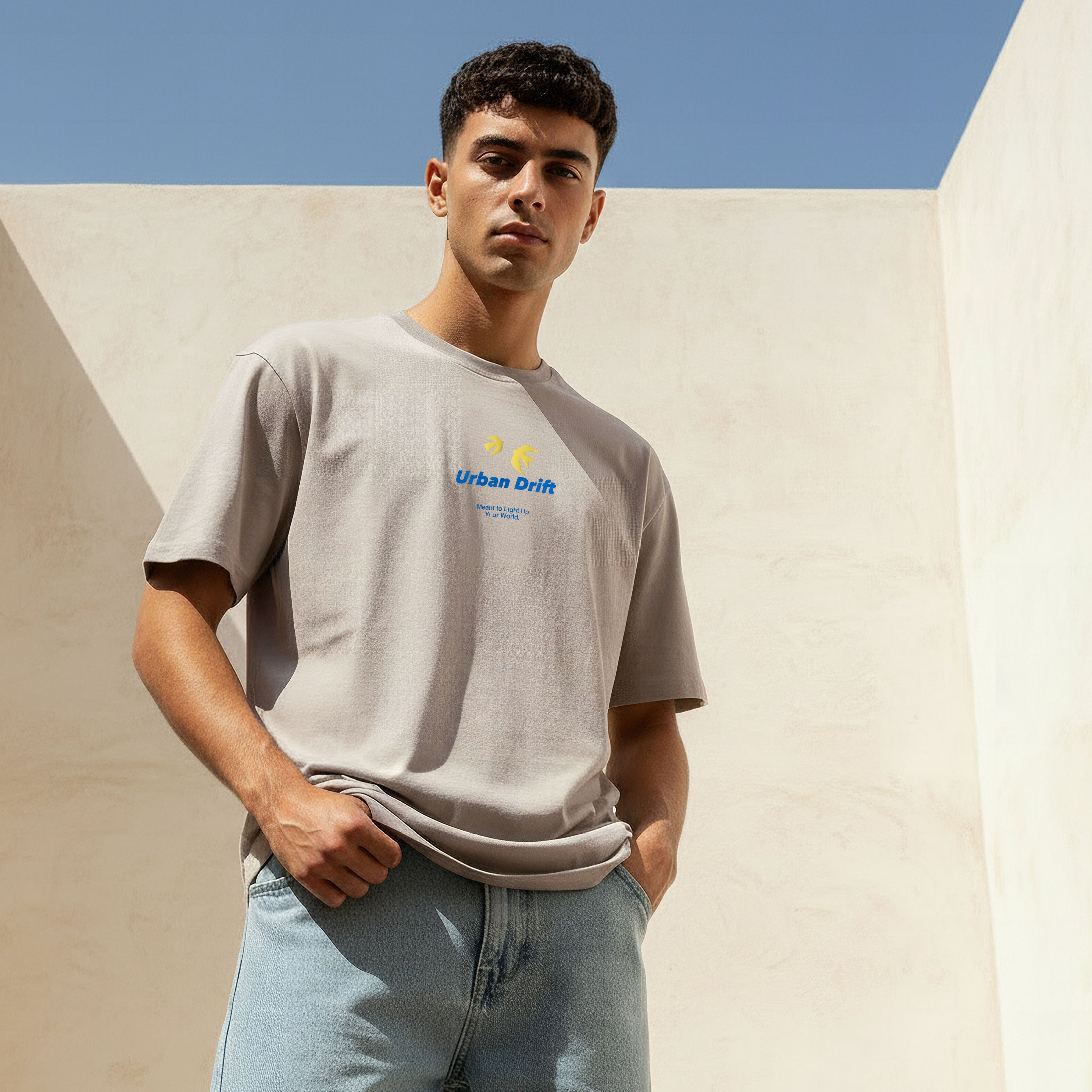 Men Regular Fit Crew Neck Short Sleeves Typographic Print T-shirt-men-clothing-tshirtsandpolos-tshirts-image-1