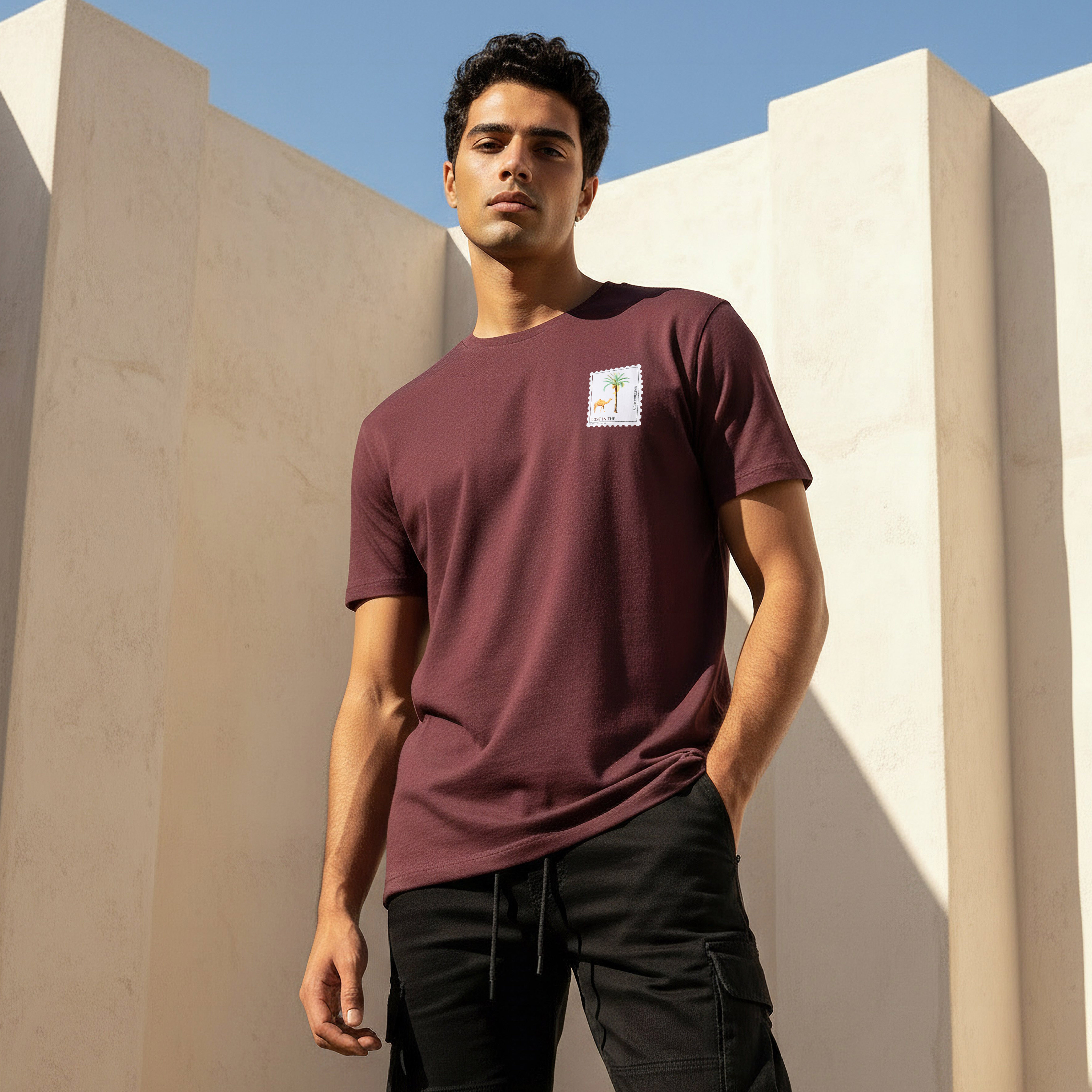 Men Regular Fit Crew Neck Short Sleeve Printed T-shirt-men-clothing-tshirtsandpolos-tshirts-image-1