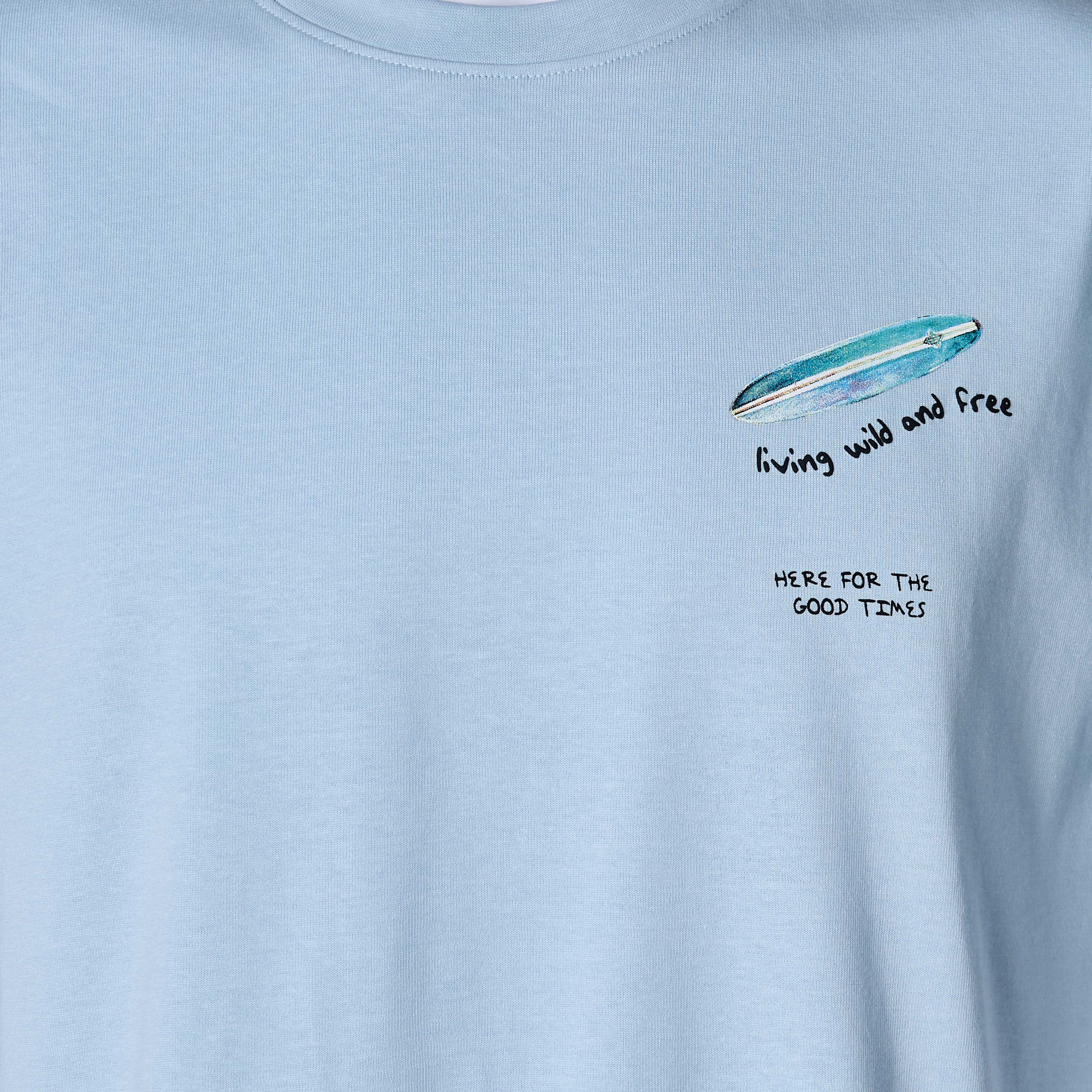 تيشيرت بقصّة عادية وياقة ضيقة وأكمام قصيرة وطبعات للرجال-men-clothing-tshirtsandpolos-tshirts-image-4