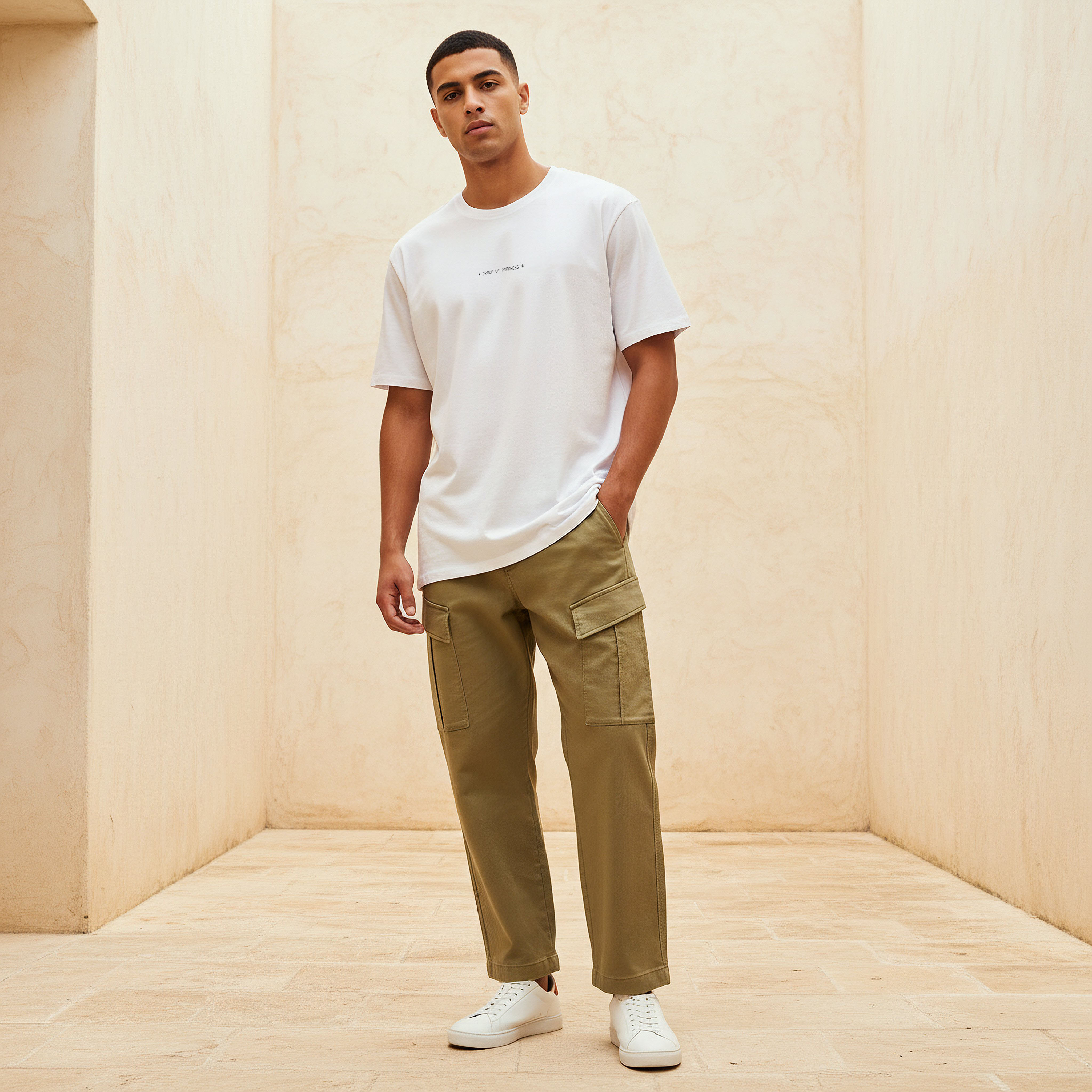 تيشيرت بقصة عادية وياقة ضيقة وأكمام قصيرة وطبعات للرجال-men-clothing-tshirtsandpolos-tshirts-image-3