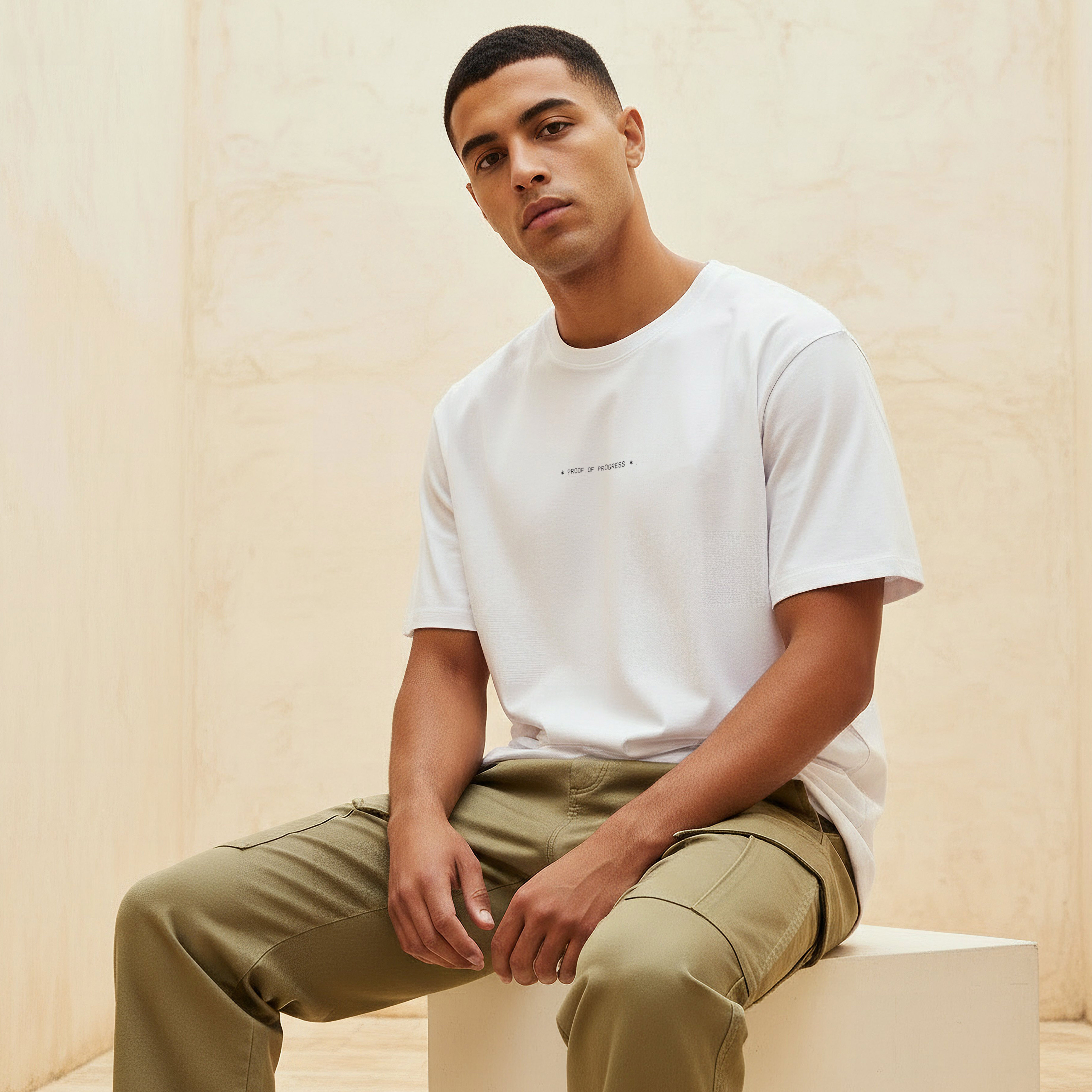 تيشيرت بقصة عادية وياقة ضيقة وأكمام قصيرة وطبعات للرجال-men-clothing-tshirtsandpolos-tshirts-image-5