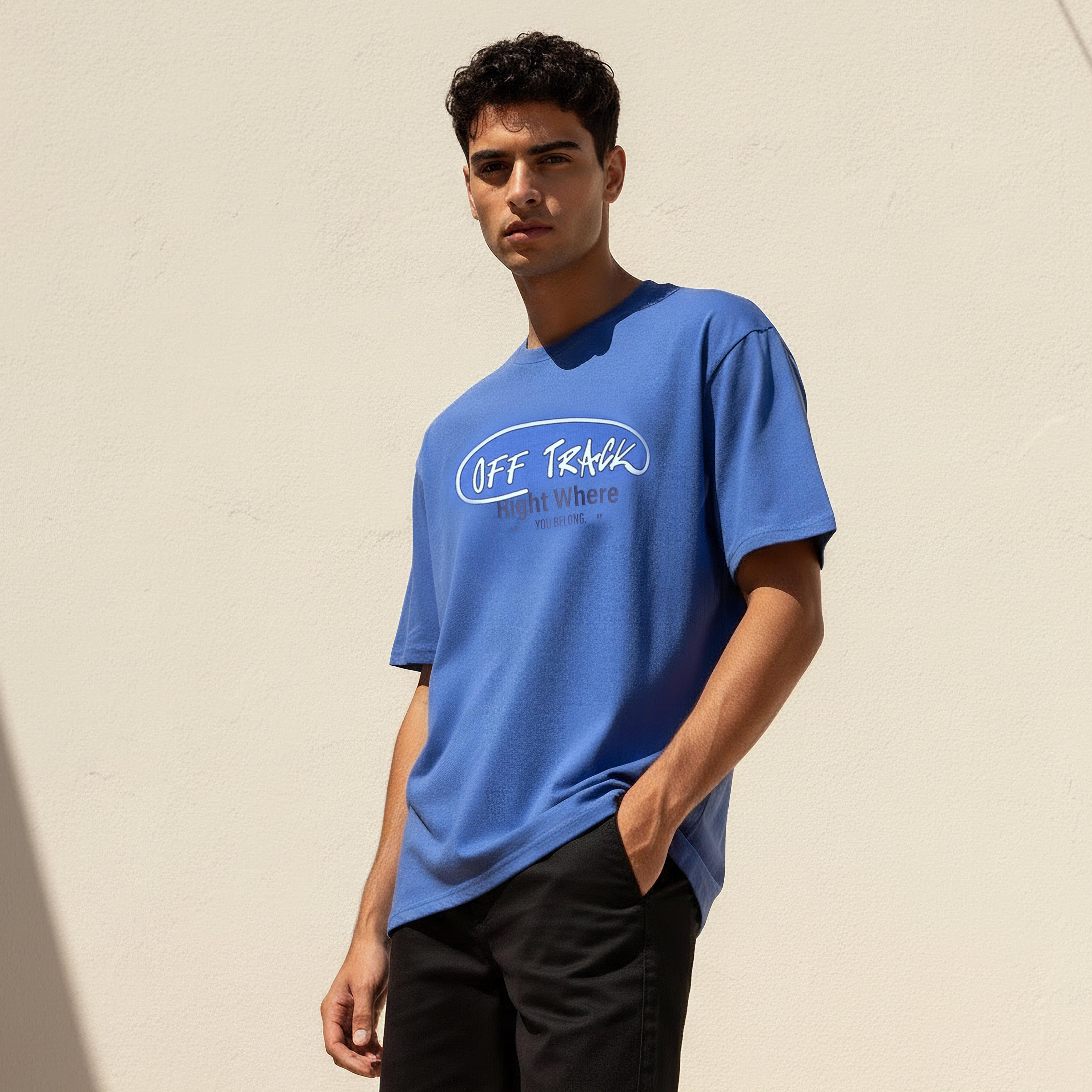 Men Regular Fit Crew Neck Short Sleeves Slogan Print T-shirt-PROMO_SP_SA_2FOR59_110625-image-1