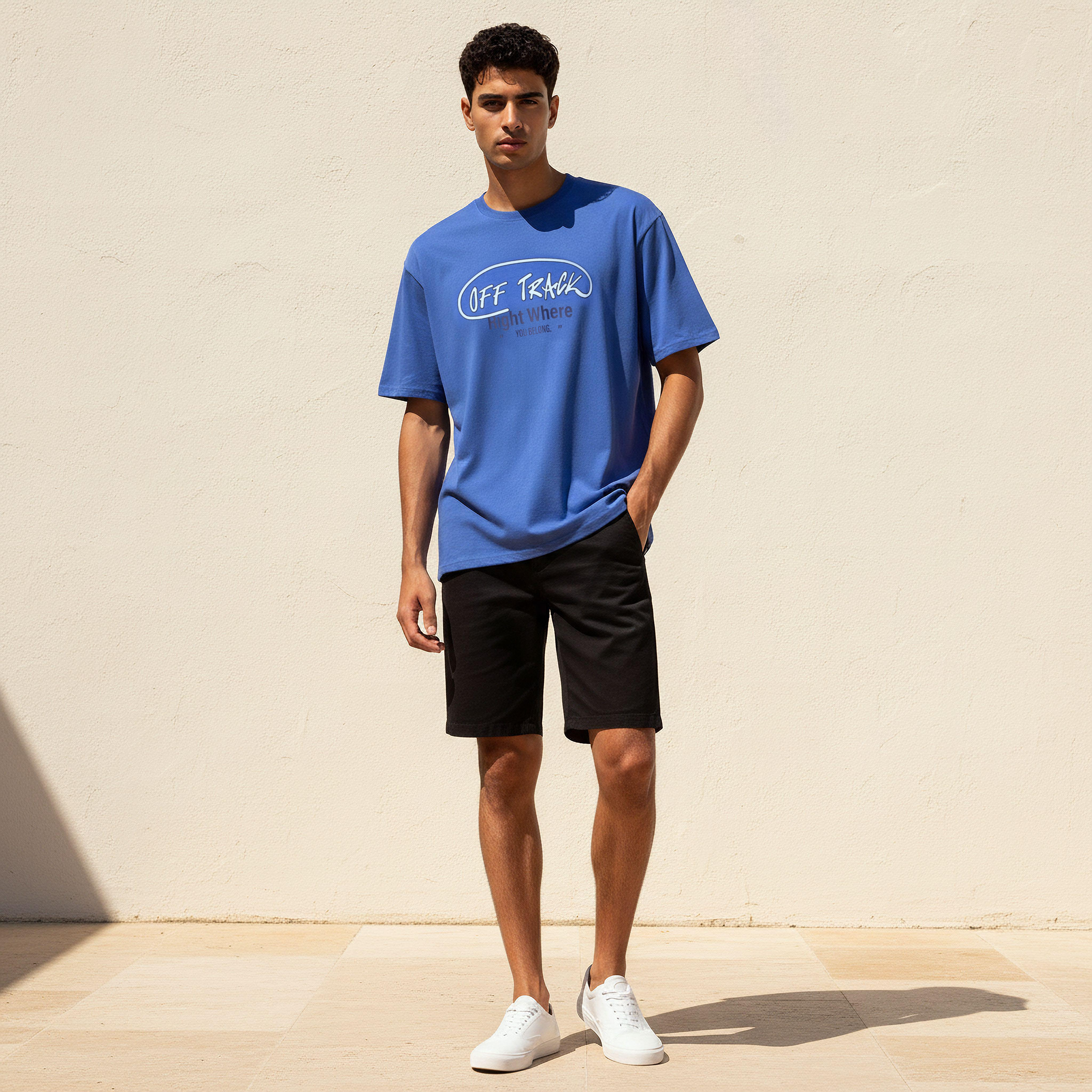 Men Regular Fit Crew Neck Short Sleeves Slogan Print T-shirt-PROMO_SP_SA_2FOR59_110625-image-3