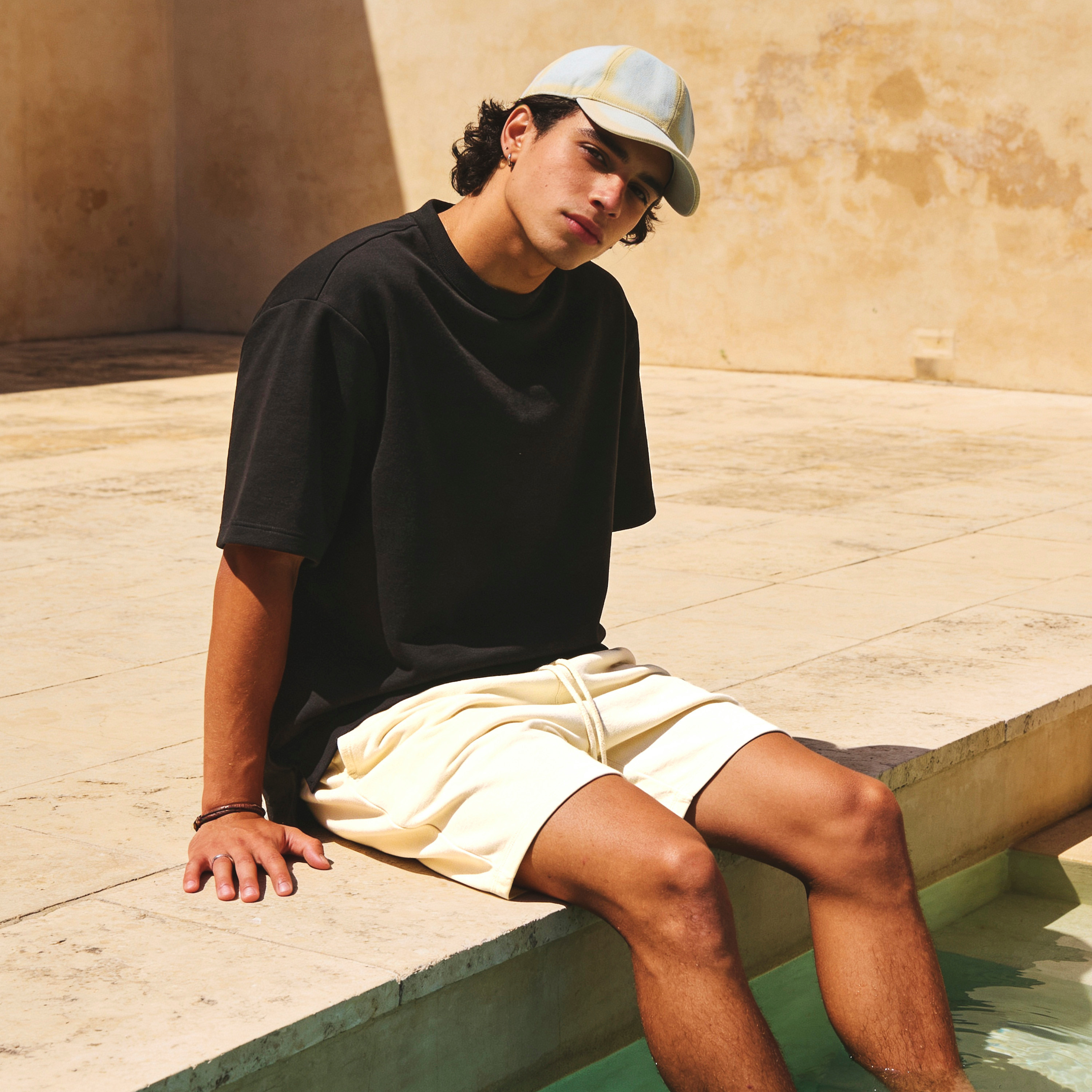 Men Regular Fit Crew Neck Short Sleeve T-shirt-men-clothing-coordsets-image-1