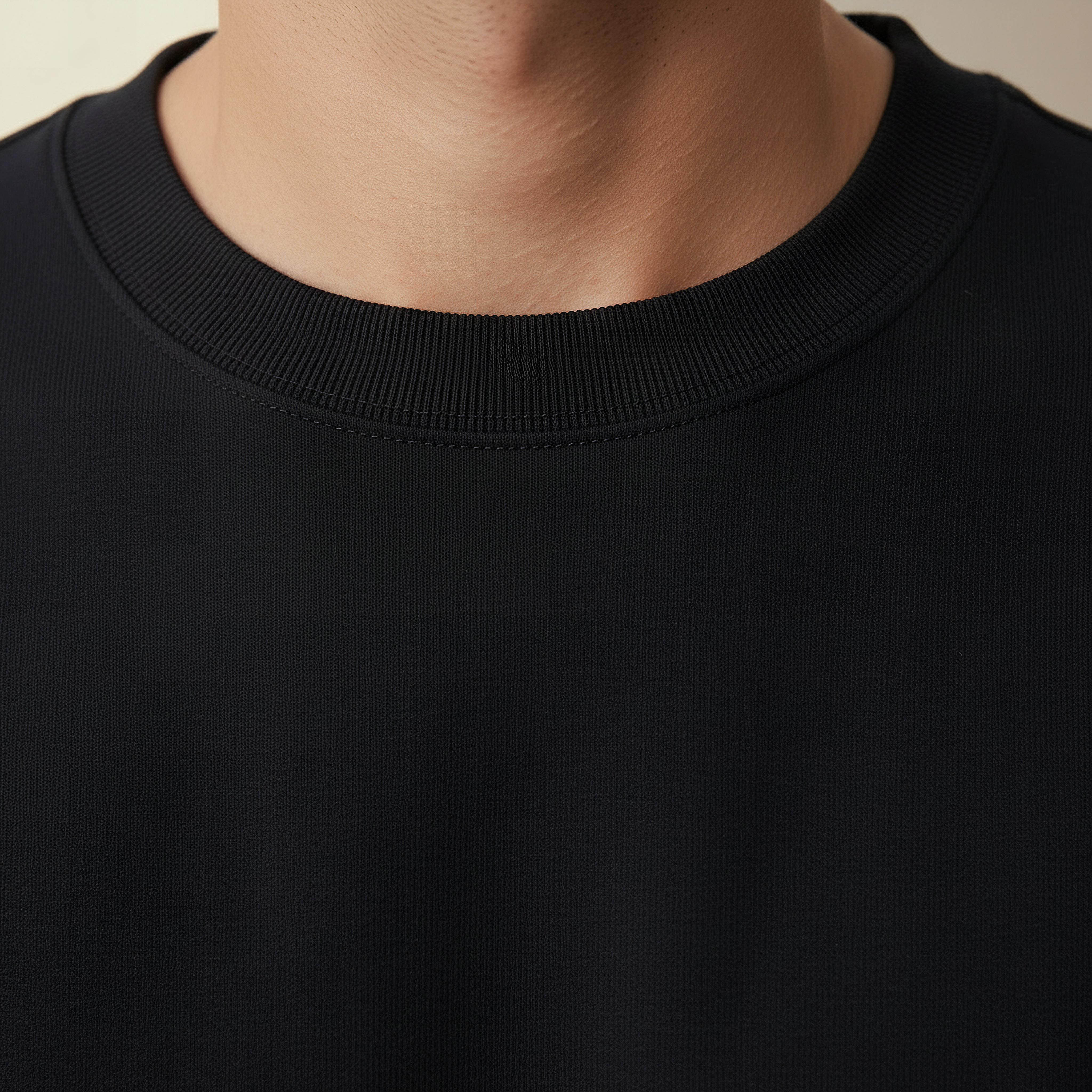 Men Regular Fit Crew Neck Short Sleeve T-shirt-men-clothing-coordsets-image-2