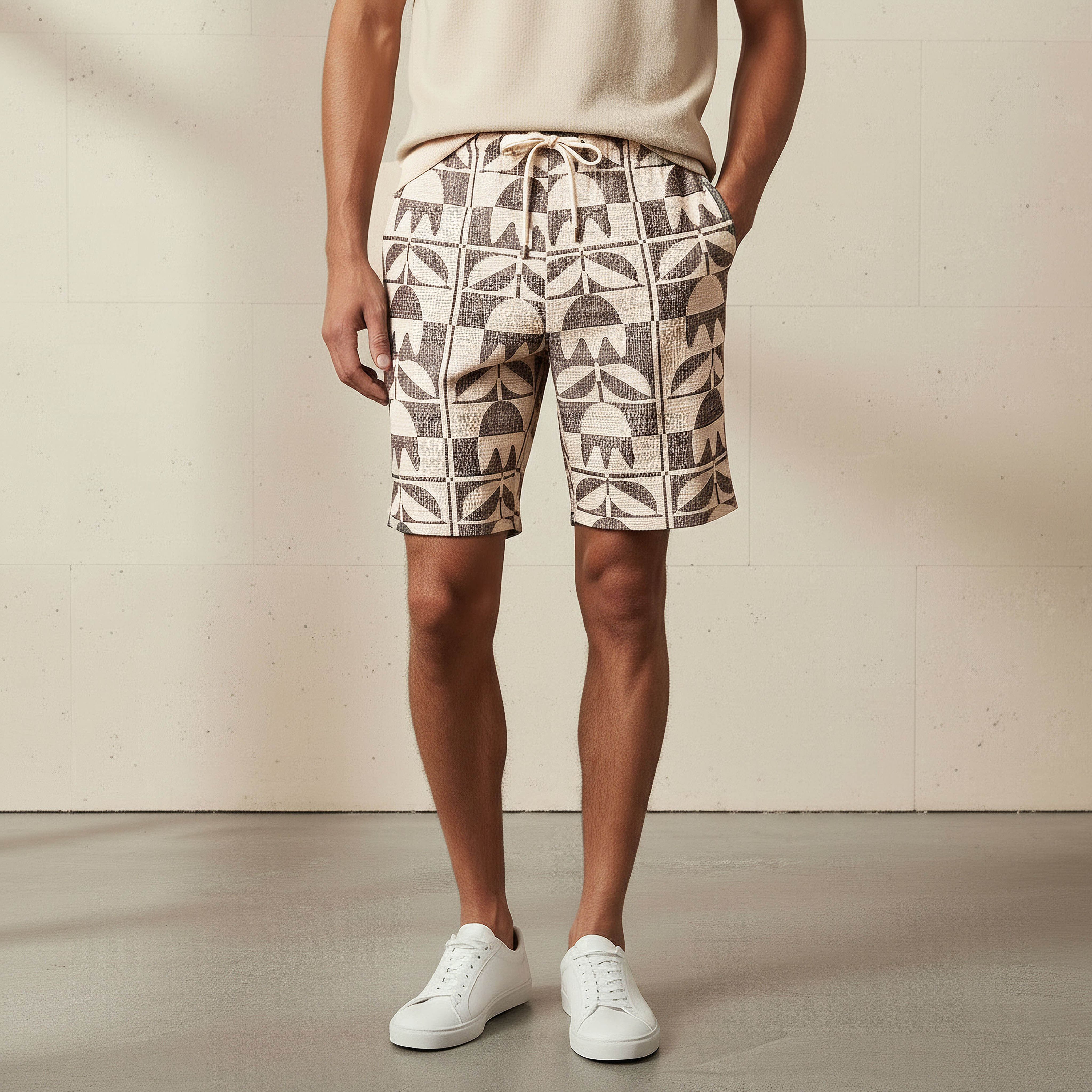 شورت رجالي جاكار بقصة عادية-men-clothing-bottoms-shorts-image-4