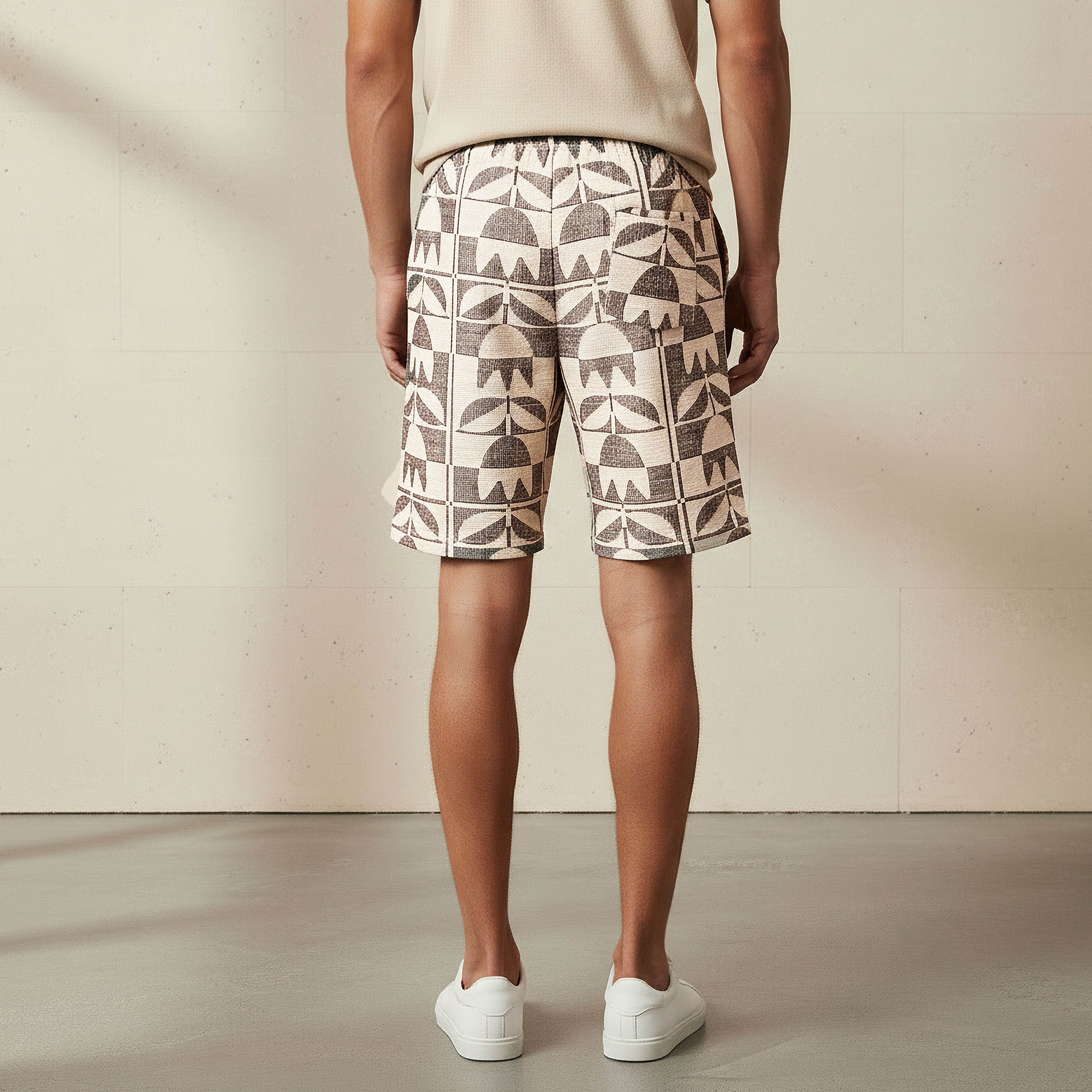 شورت رجالي جاكار بقصة عادية-men-clothing-bottoms-shorts-image-1