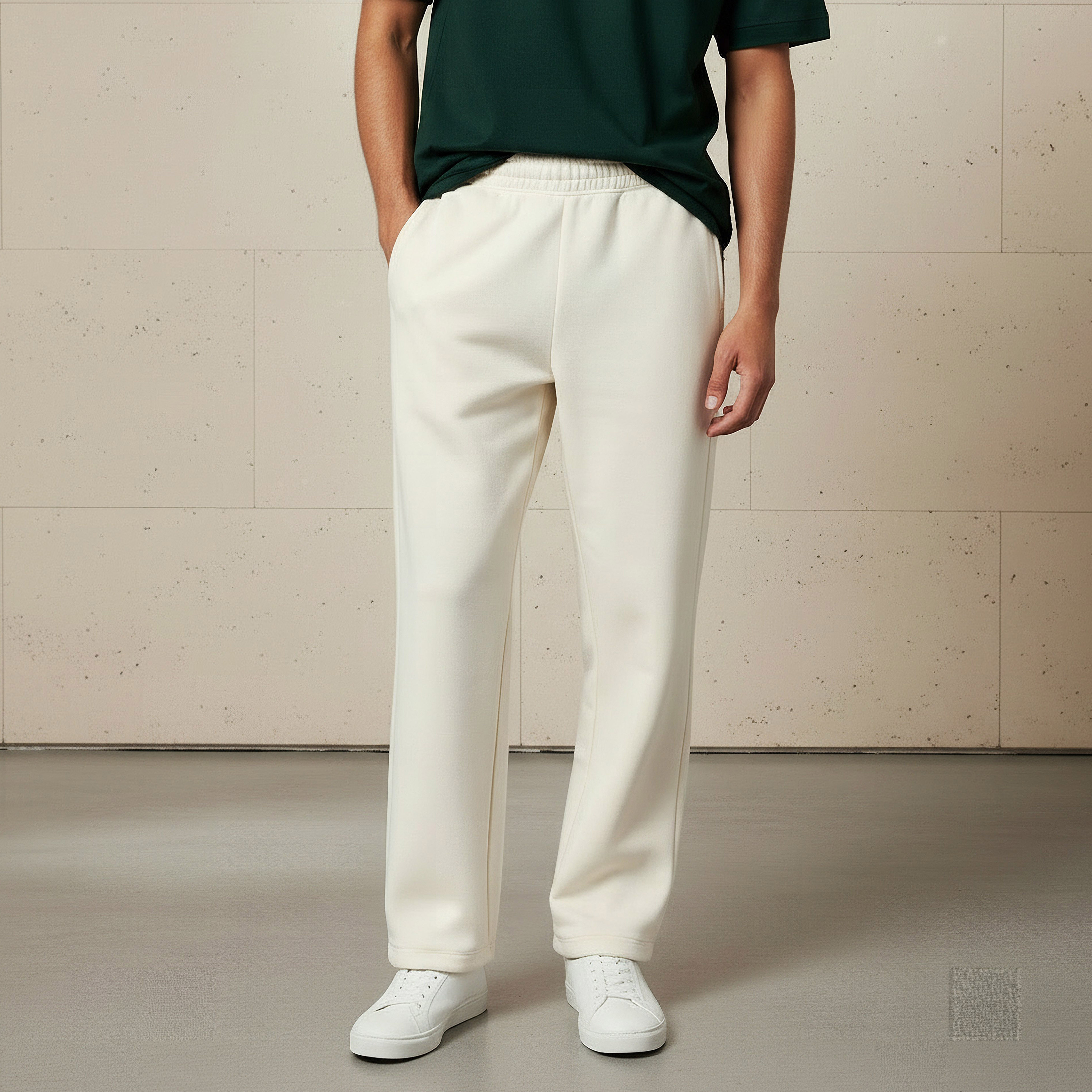 Men Relaxed Fit Flexi Waist Track Pants-men-clothing-bottoms-joggers-image-1
