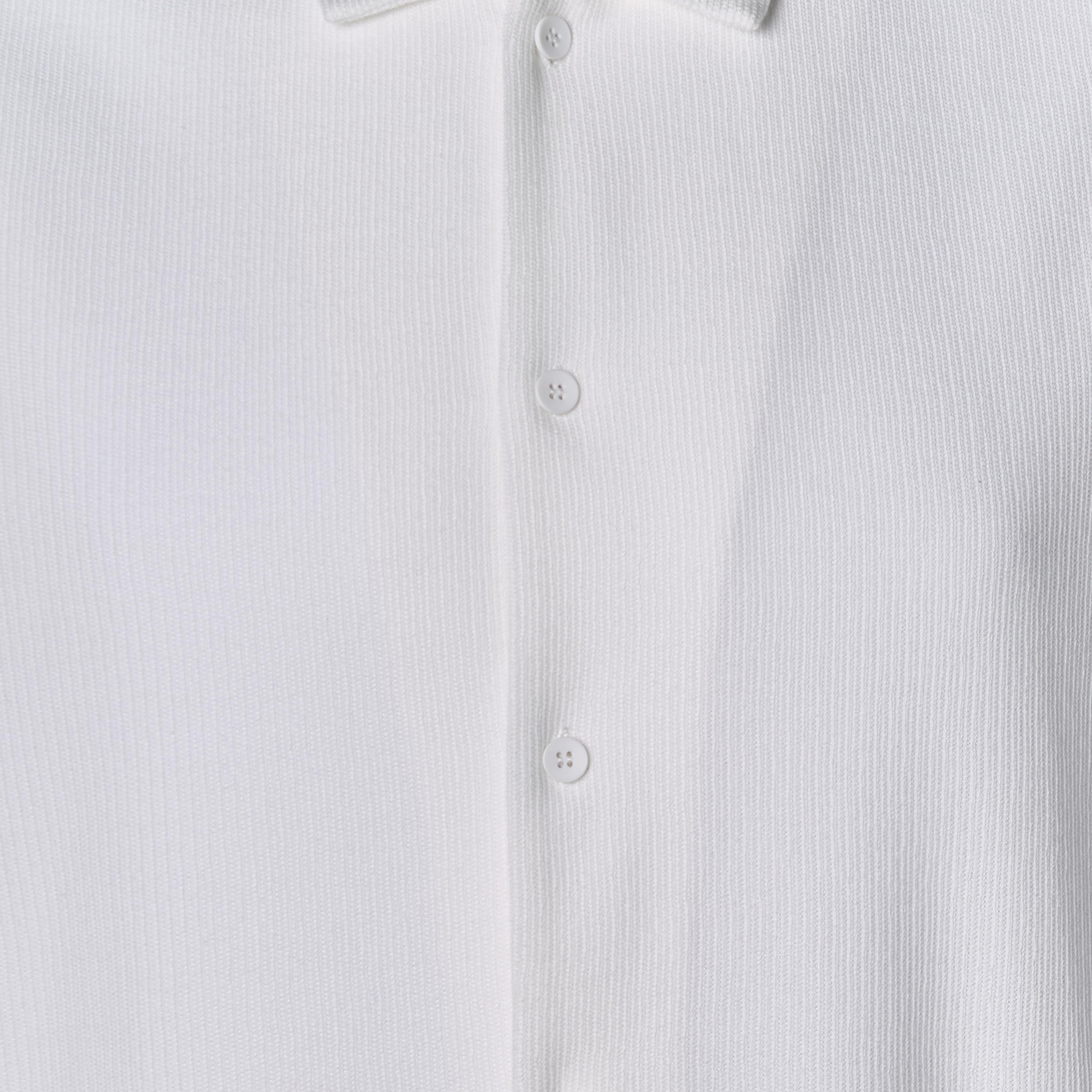 Men Regular Fit Collared Textured Short Sleeve Shirt-men-clothing-tshirtsandpolos-polos-image-4