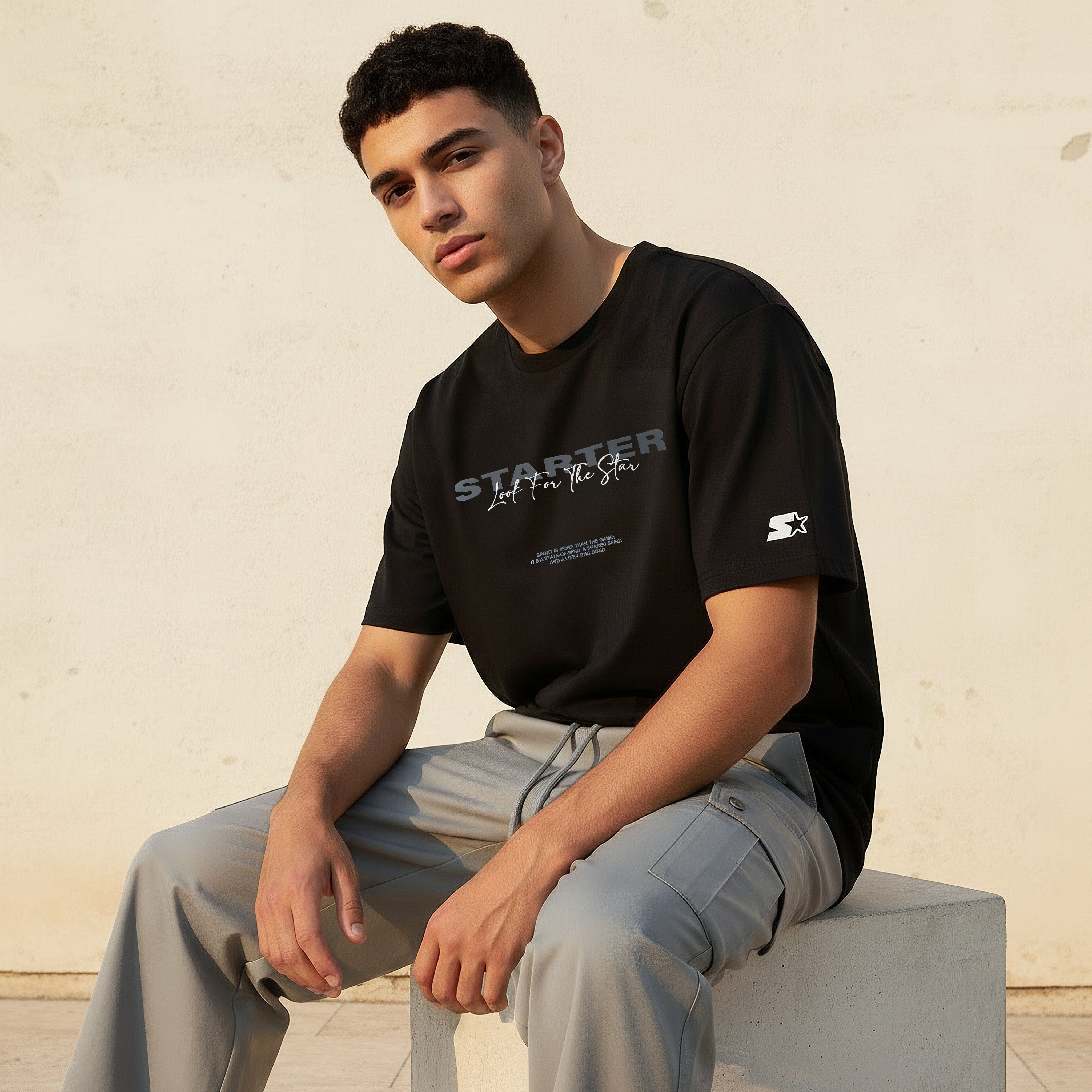 Starter Men Regular Fit Crew Neck Short Sleeves Printed T-shirt-men-clothing-tshirtsandpolos-tshirts-image-1