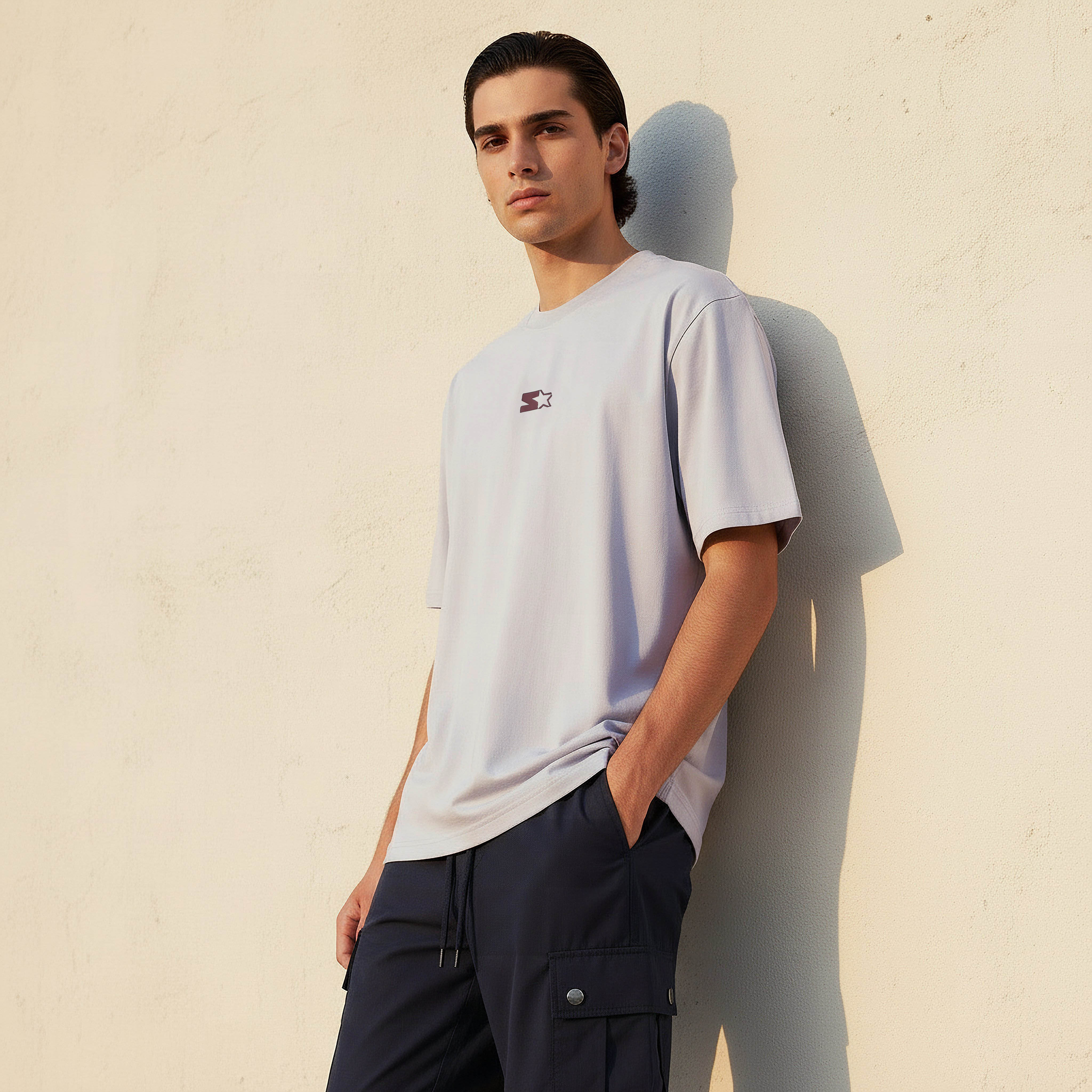 Starter Men Regular Fit Crew Neck Short Sleeves Logo Print T-shirt-men-clothing-tshirtsandpolos-tshirts-image-2