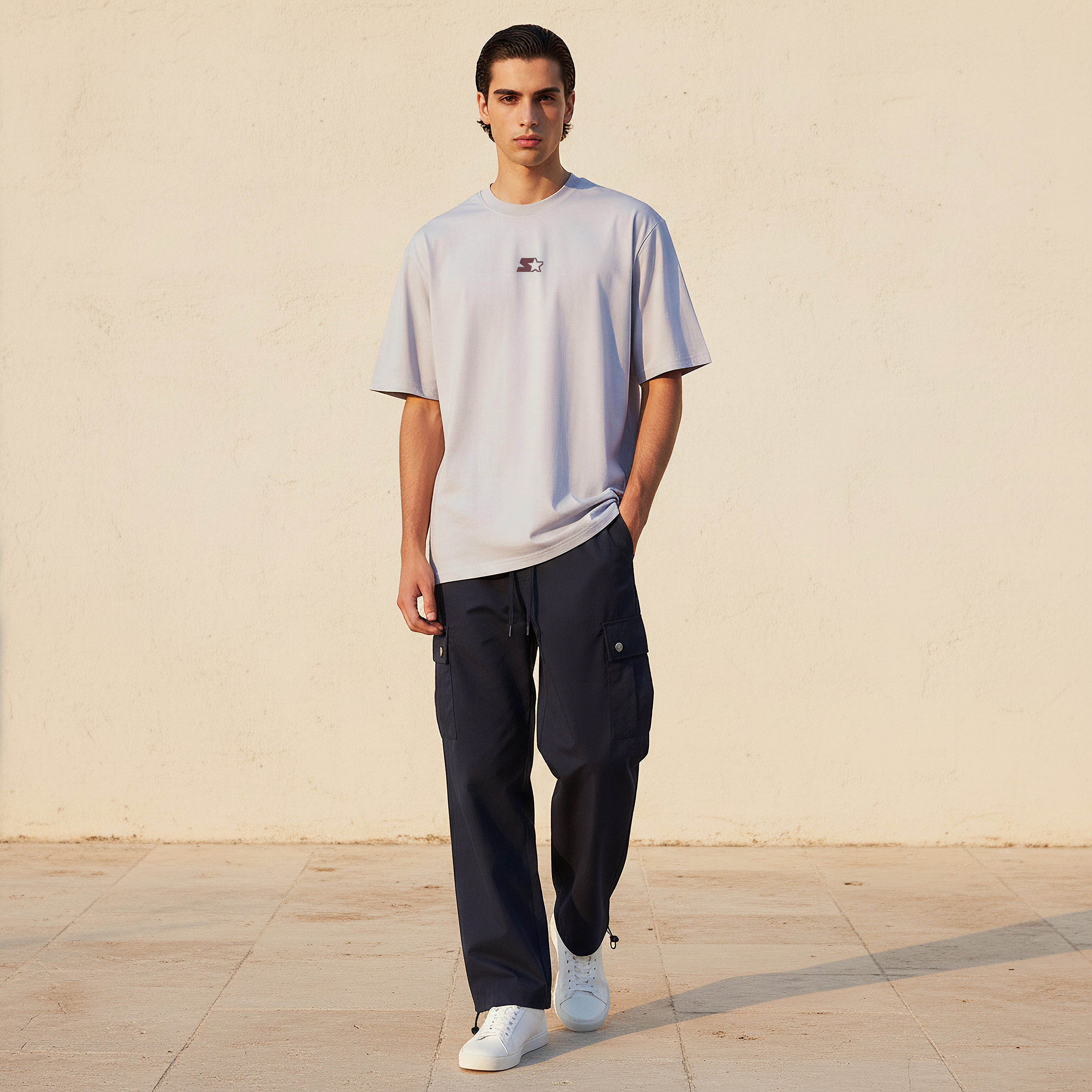 Starter Men Regular Fit Crew Neck Short Sleeves Logo Print T-shirt-men-clothing-tshirtsandpolos-tshirts-image-3