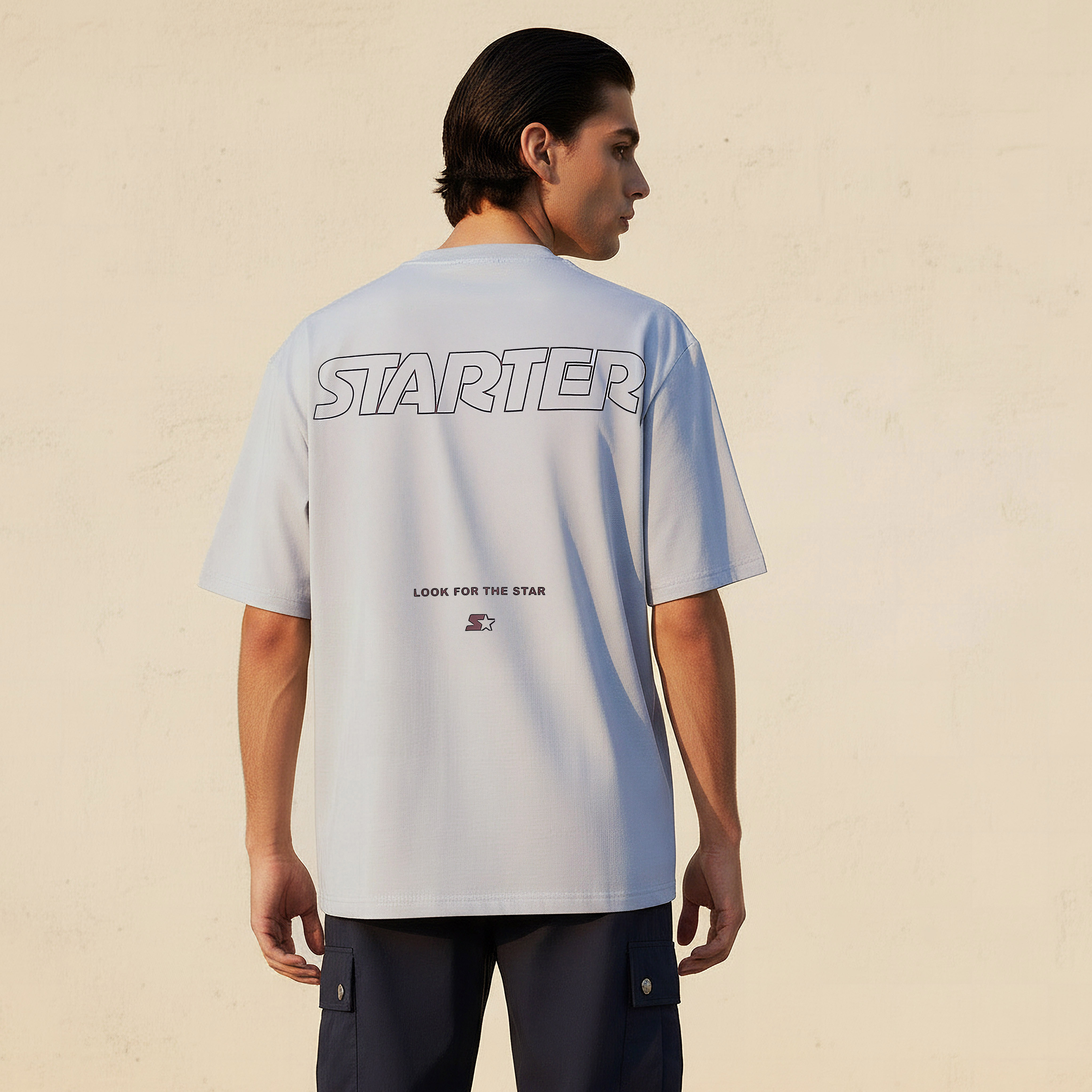 Starter Men Regular Fit Crew Neck Short Sleeves Logo Print T-shirt-men-clothing-tshirtsandpolos-tshirts-image-4