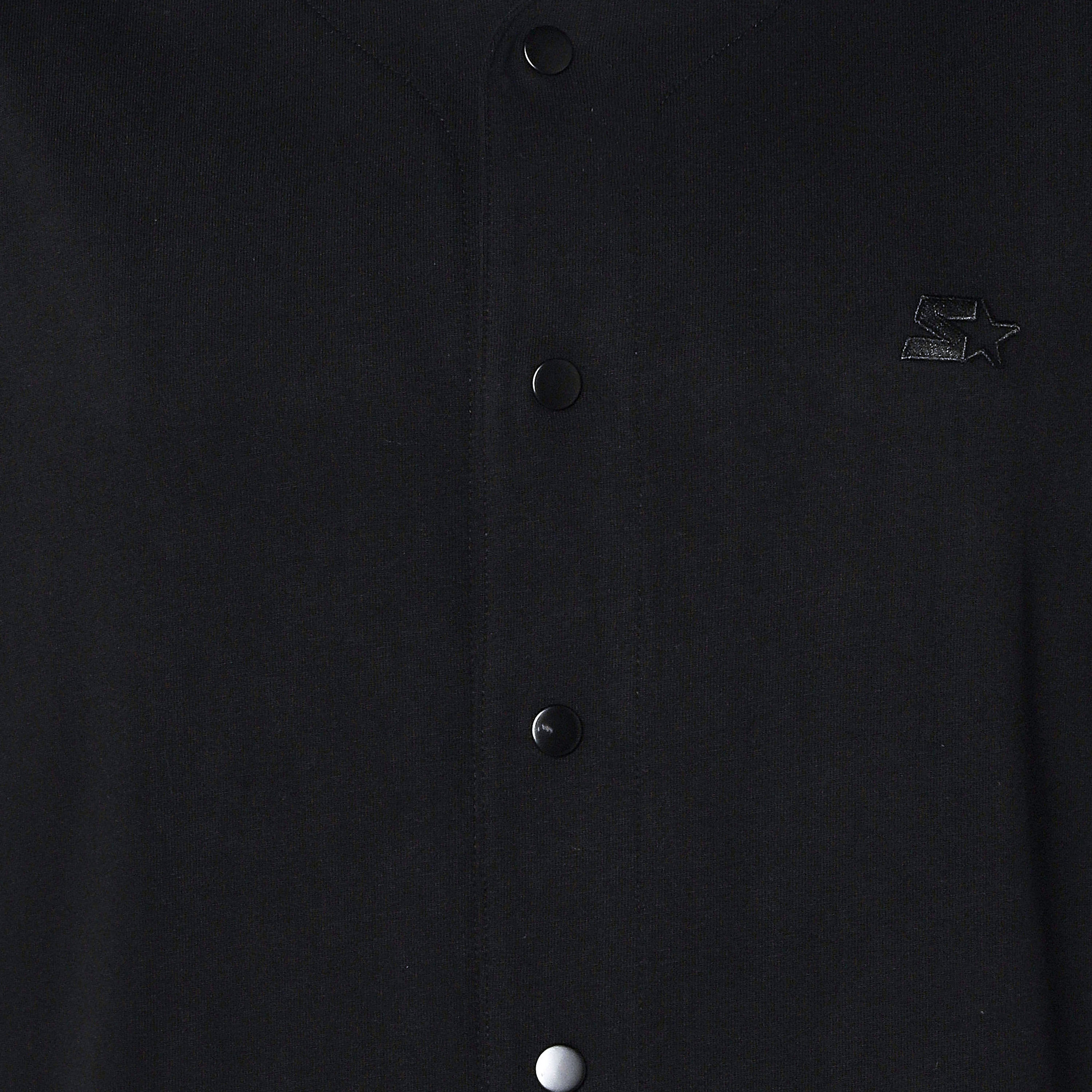 Men Regular Fit V-neck Embroidered Short Sleeves Baseball Shirt-men-clothing-shirts-image-2