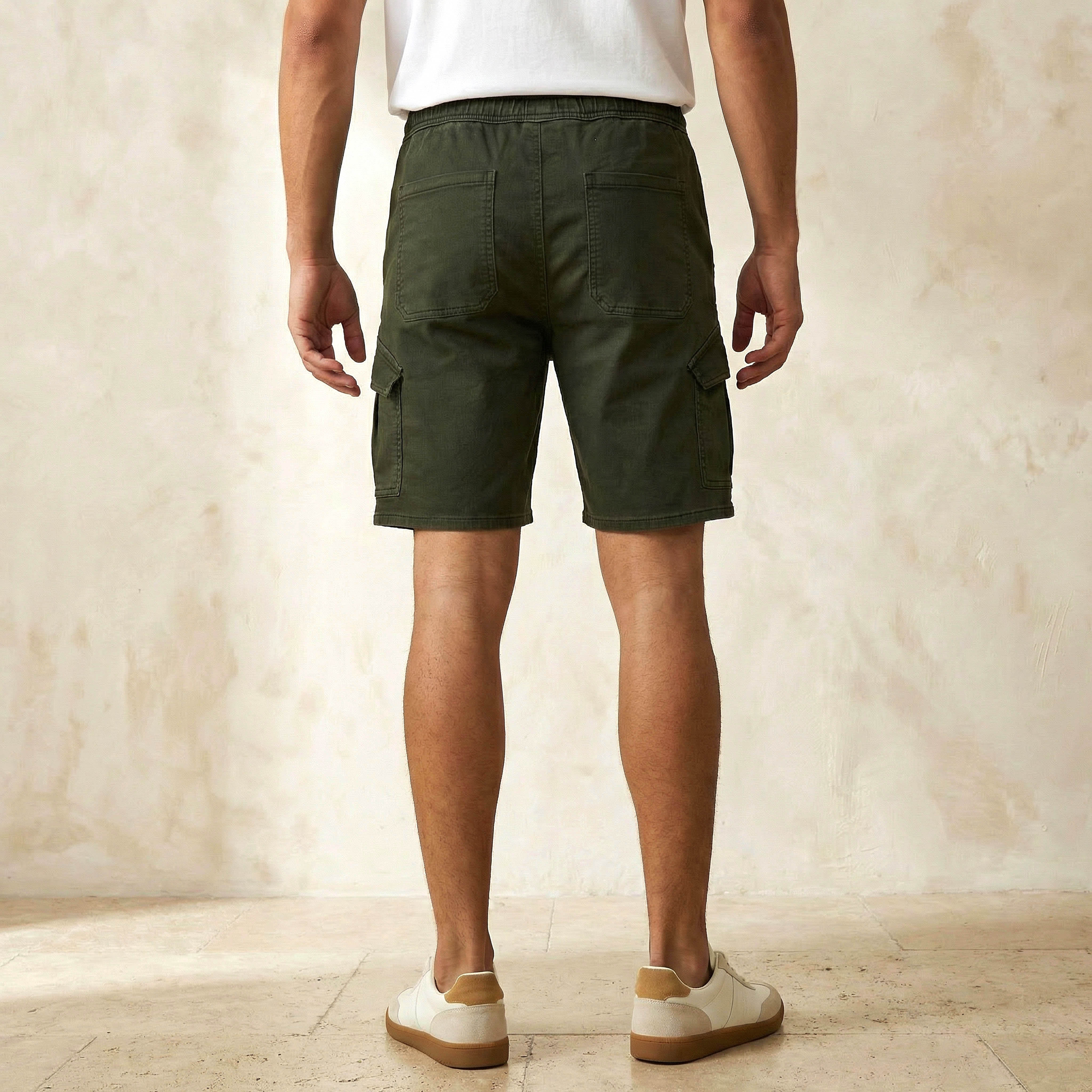 Men Regular Fit Cargo Shorts-men-clothing-bottoms-shorts-image-4