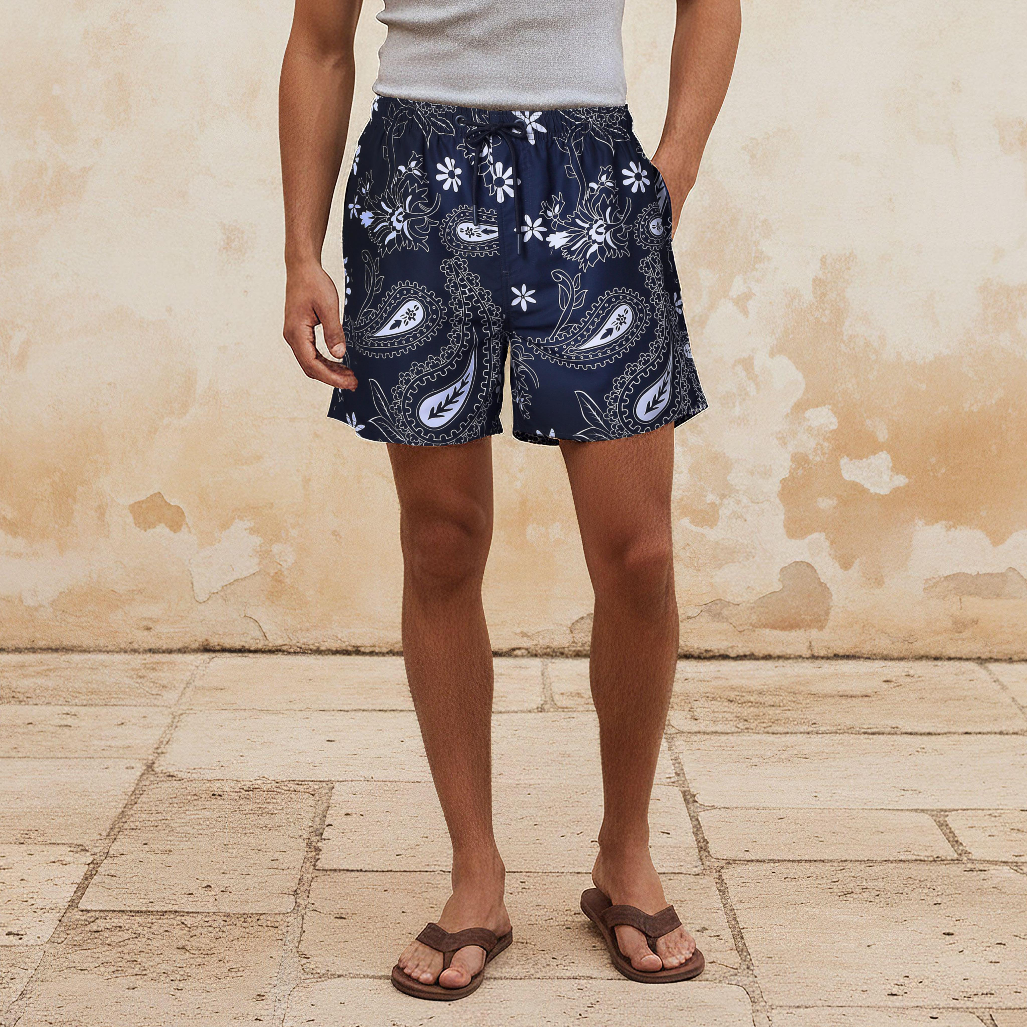 شورت سباحة بطبعات للرجال-men-clothing-swimandbeach-shorts-image-1