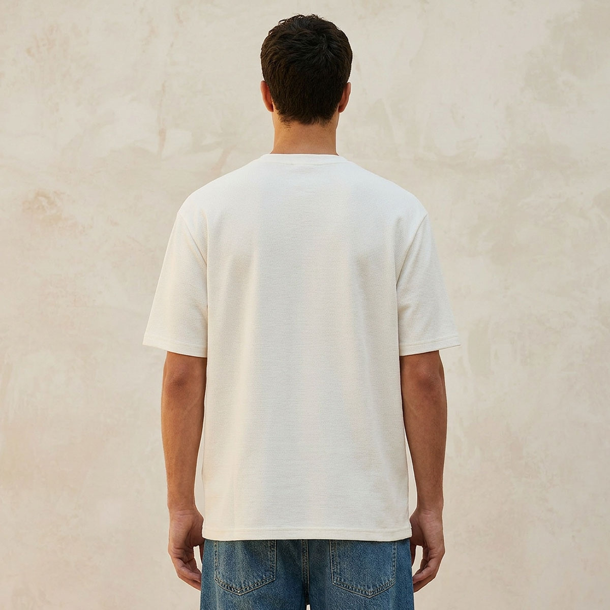 Splash Youth Regular Fit Crew Neck Short Sleeves Jacquard Textured T-shirt-men-clothing-tshirtsandpolos-tshirts-image-4