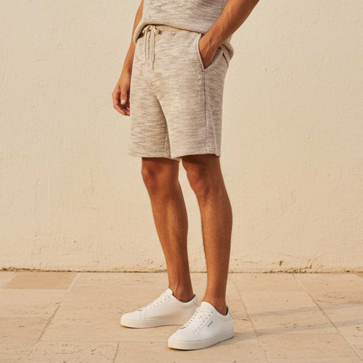 Men Regular Fit Shorts Jacquard-men-clothing-bottoms-shorts-image-1
