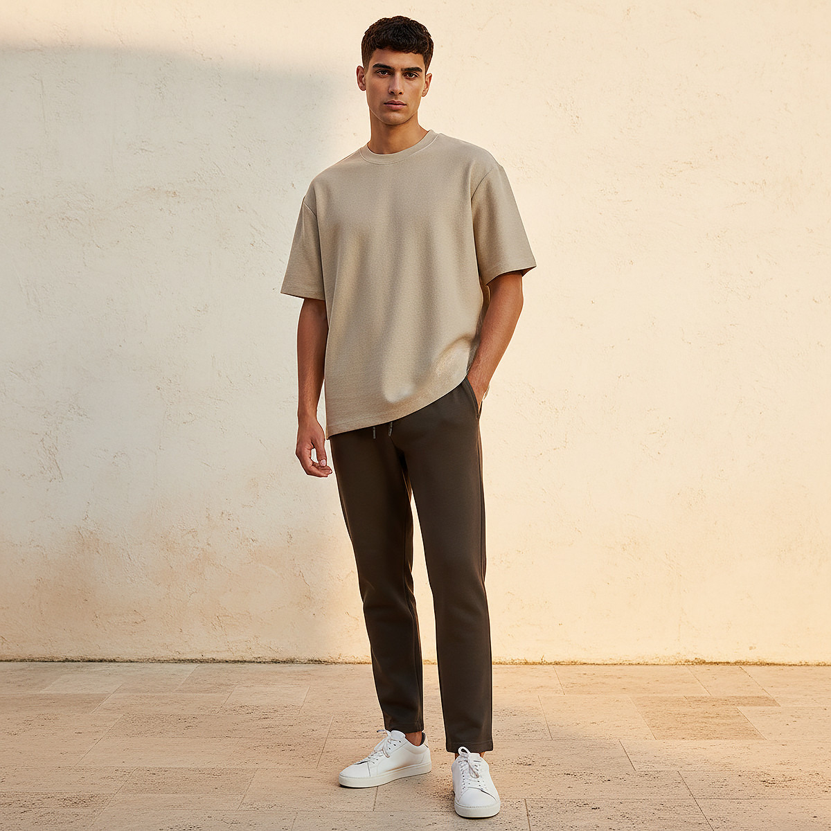 Men Regular Fit Crew Neck Short Sleeve T-shirt-men-clothing-tshirtsandpolos-tshirts-image-3