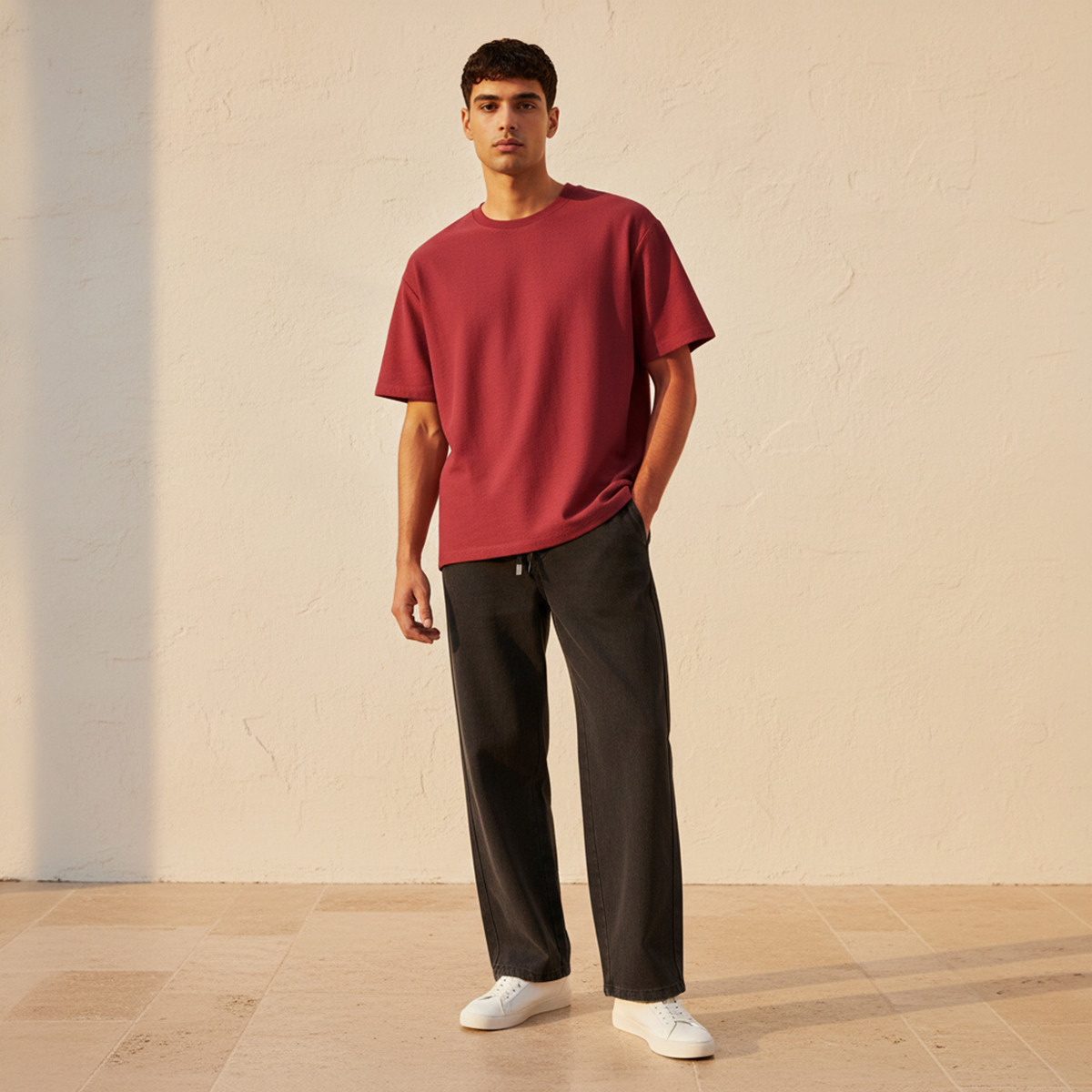 Men Regular Fit Crew Neck Short Sleeve T-shirt-men-clothing-tshirtsandpolos-tshirts-image-3