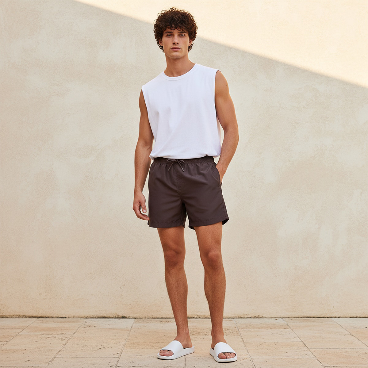 شورت رجالي برباط خصر-men-clothing-swimandbeach-shorts-image-3