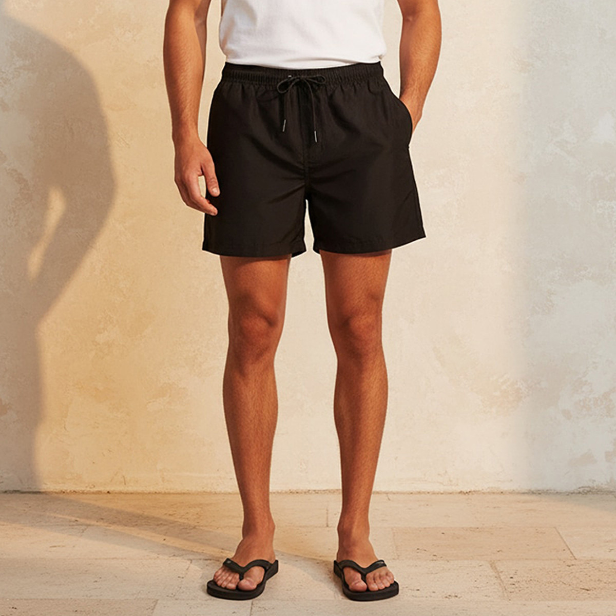 شورت للشباب برباط خصر من سبلاش-men-clothing-swimandbeach-shorts-image-1