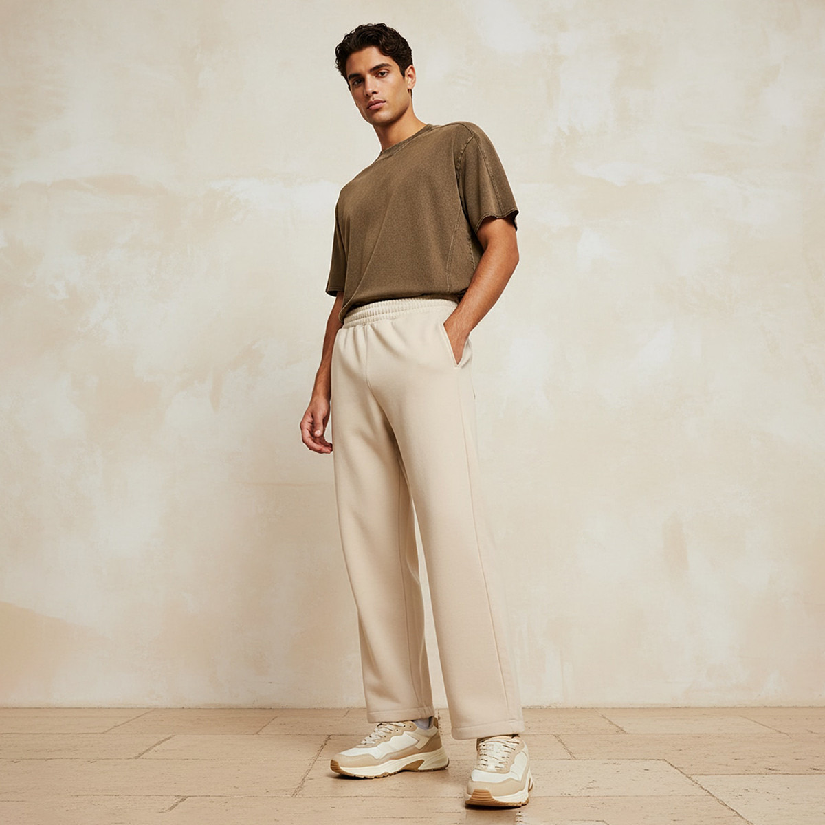 Splash Youth Relaxed Fit Interlock Joggers with Open Hem-men-clothing-bottoms-joggers-image-3