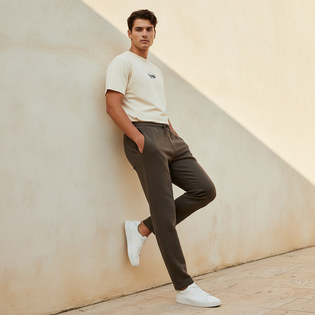 Men Straight Fit Joggers with Drawstring Closure-men-clothing-bottoms-joggers-image-3