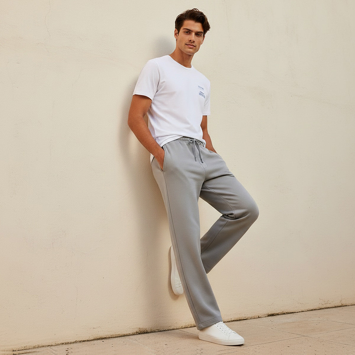 Men Straight Fit Joggers with Drawstring Closure-men-clothing-bottoms-joggers-image-3