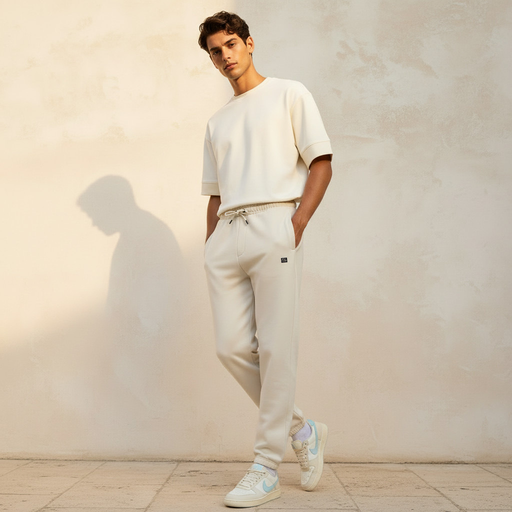 بنطلون رياضي بقصّة عادية ورباط إغلاق للرجال-men-clothing-bottoms-joggers-image-3