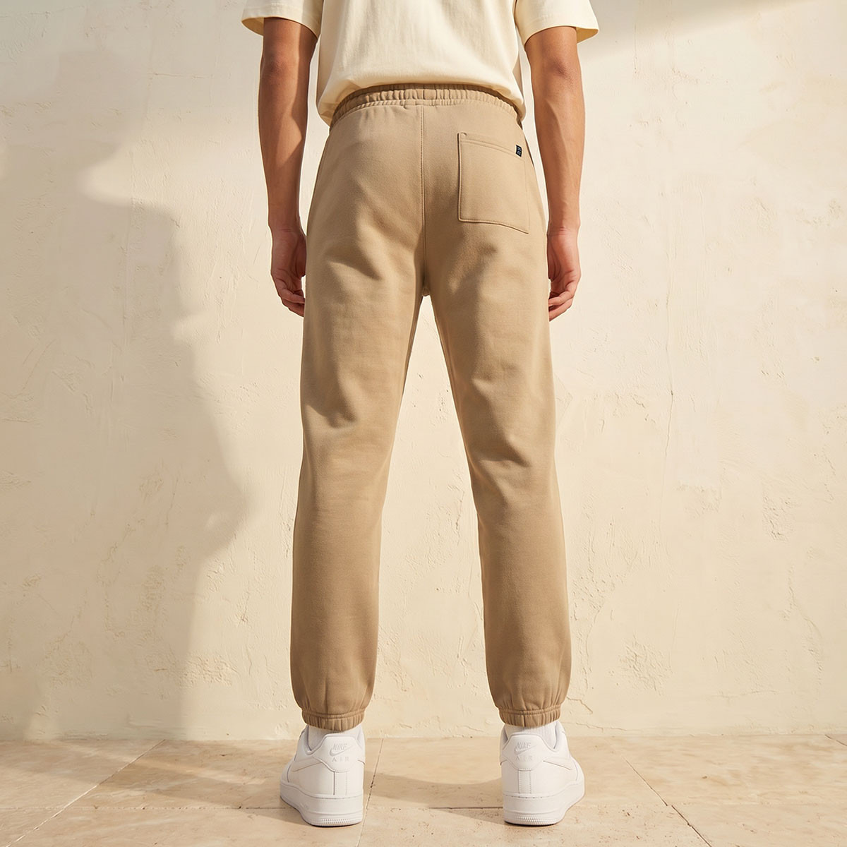 Men Regular Fit Joggers with Drawstring Closure-men-clothing-bottoms-joggers-image-4