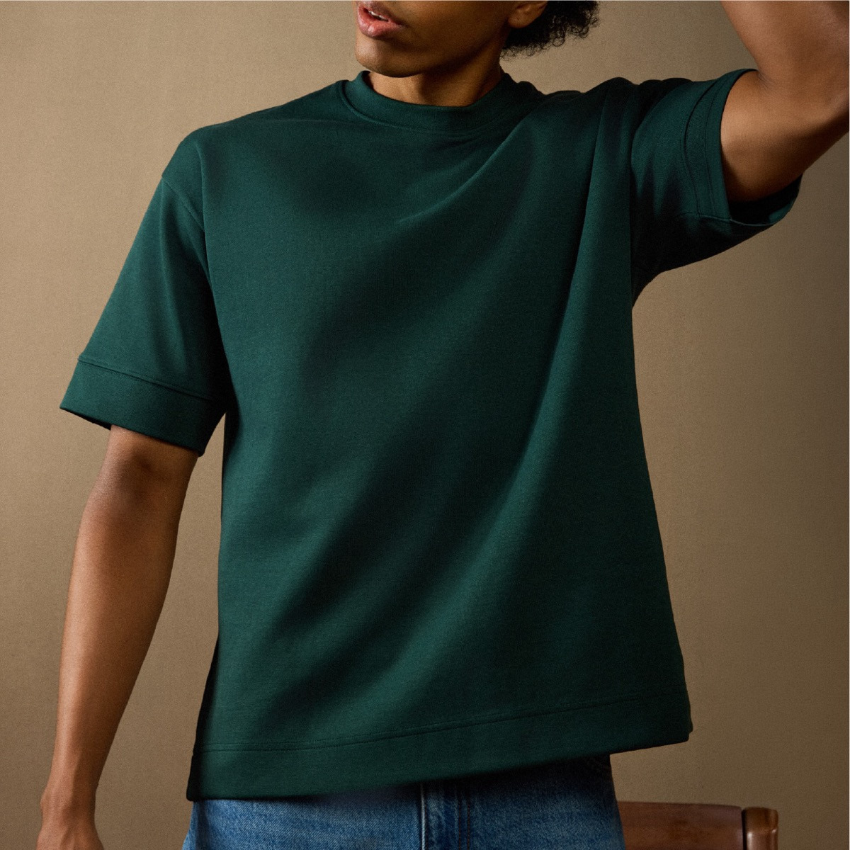 تيشيرت بقصّة بوكسي وياقة ضيّقة من سبلاش يوث-men-clothing-tshirtsandpolos-tshirts-image-1