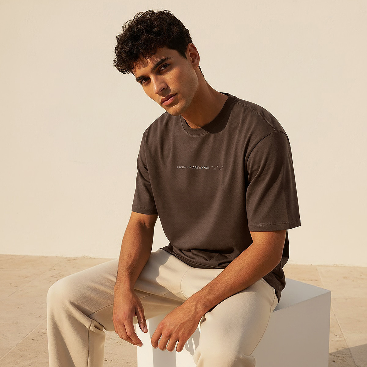 Men Regular Fit Crew Neck Short Sleeve Typographic Print T-shirt-men-clothing-tshirtsandpolos-tshirts-image-5